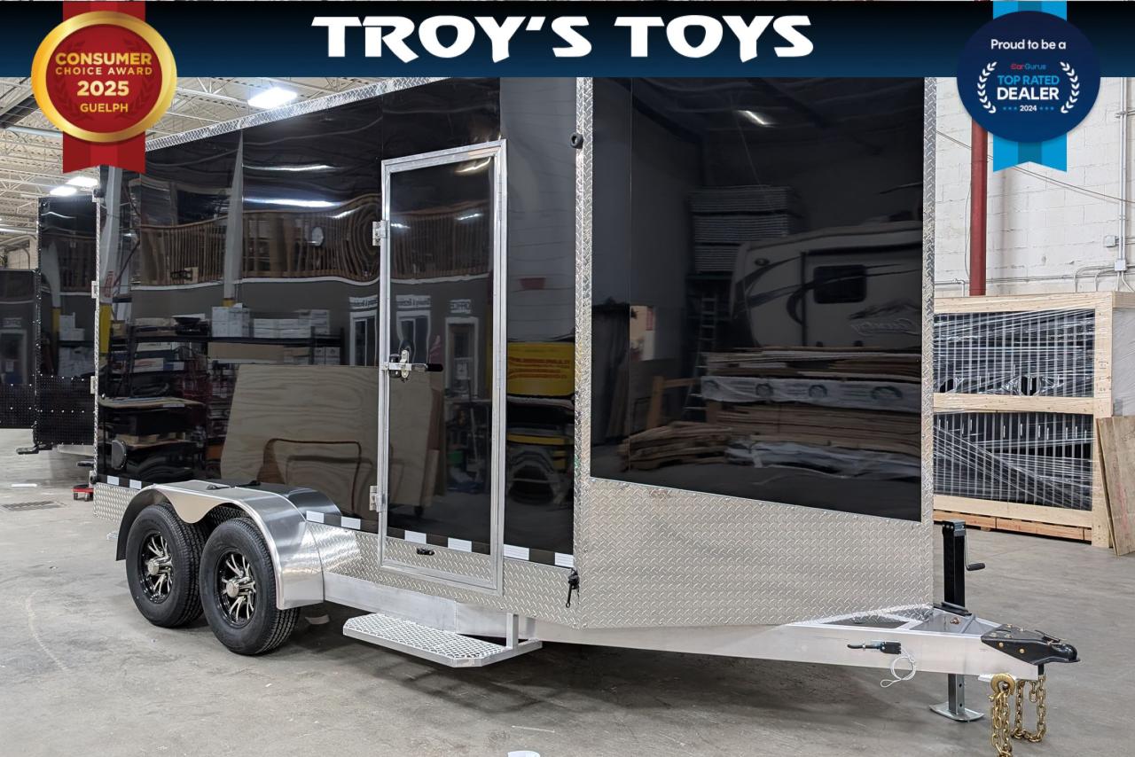 2025 Canadian Trailer Company 7x14 V Nose Cargo Trailer Aluminum Tandem Axle