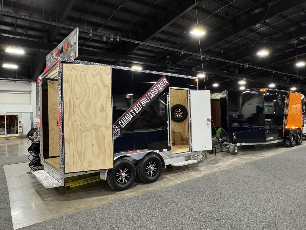 2025 Canadian Trailer Company 7x14 V Nose Cargo Trailer Aluminum Tandem Axle