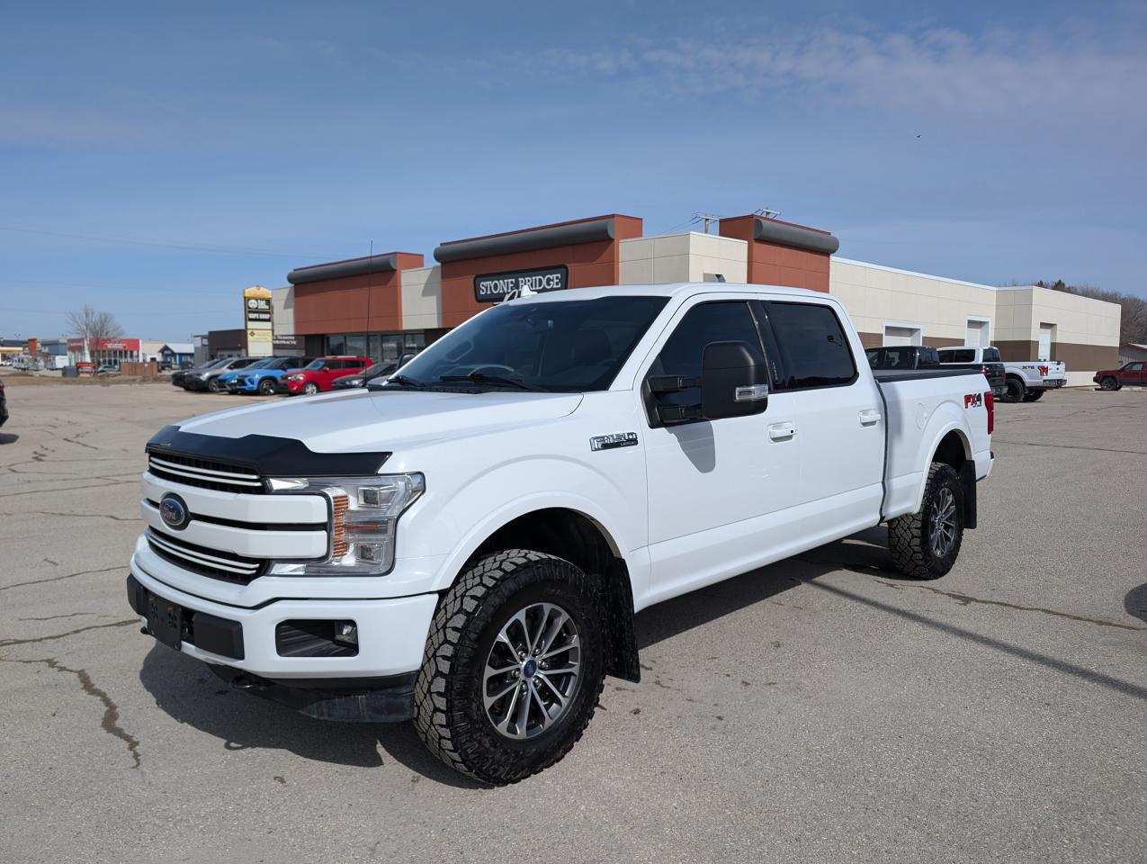 <p>Come finance this vehicle with us. Apply on our website stonebridgeauto.com </p><p> </p><p>2018 Ford F-150 Lariat SuperCrew with 166000kms. 5.0 liter V8 4x4</p><p> </p><p>Clean title and safetied. No major collisions on Record. 6.5FT BOX </p><p> </p><p>Leather seats </p><p>Heated and cooled front seats </p><p>Heated steering wheel </p><p>Dual climate control </p><p>Huge Panoramic sunroof </p><p>Heated rear seats </p><p>Command start </p><p>Blind spot monitoring </p><p>Keyless entry and ignition </p><p>Apple Carplay/ Android auto </p><p> </p><p>We take trades! Vehicle is for sale in Steinbach by STONE BRIDGE AUTO INC. Dealer #5000 we are a small business focused on customer satisfaction. Text or call before coming to view and ask for sales.</p><p> </p>