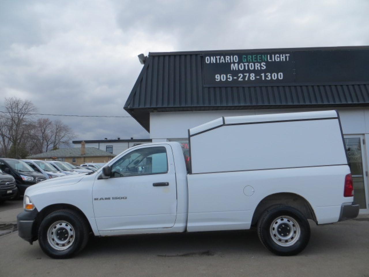 Used 2011 RAM 1500 CERTIFIED,8 FOOT BED WITH HIGH ROOF COMMERCIAL BOX for sale in Mississauga, ON