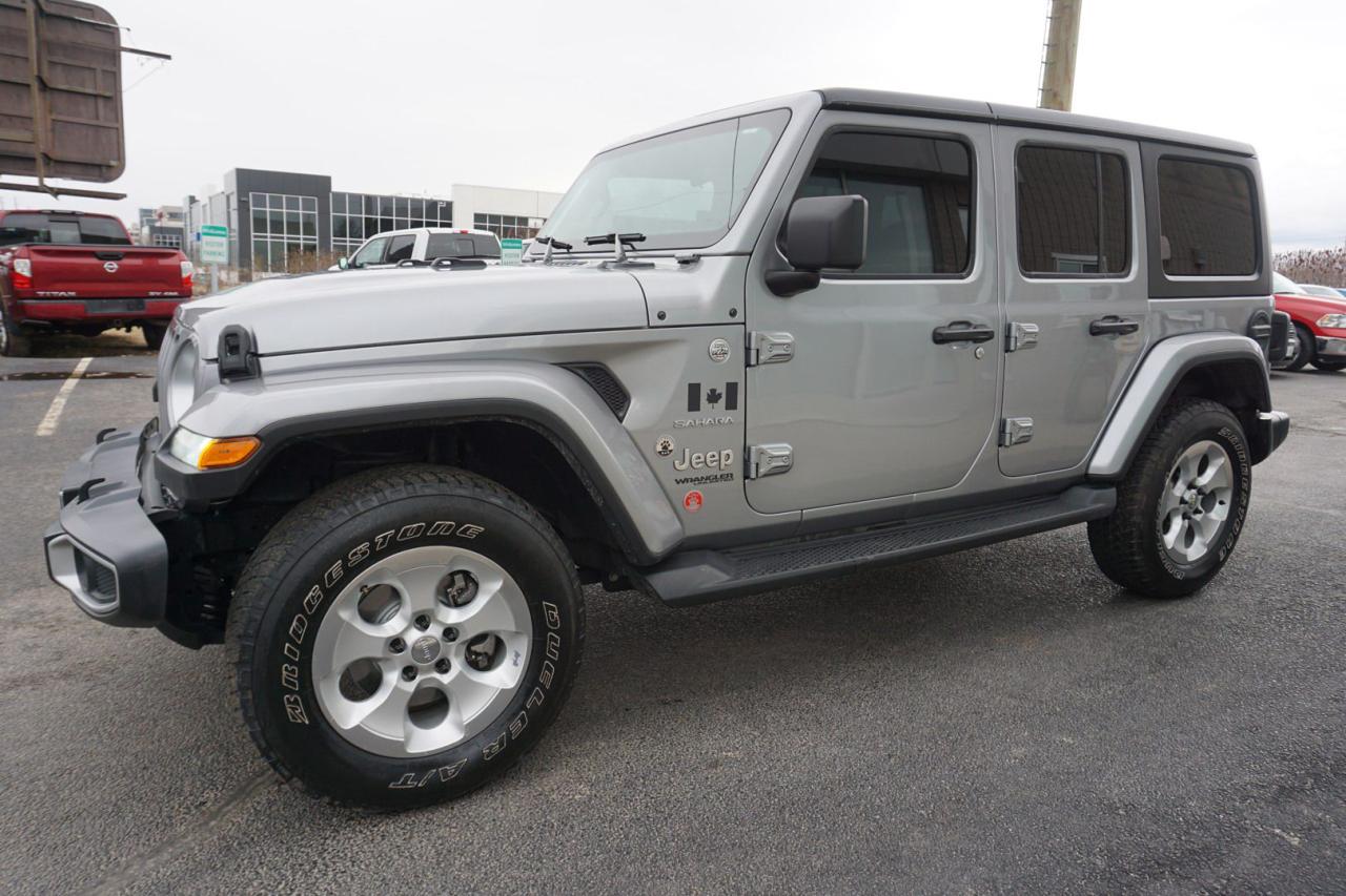 2018 Jeep Wrangler JK V6 UNLIMITED SAHARA CERTIFIED CAMERA BLUETOOTH HEATED SEATS CRUISE ALLOYS - Photo #3