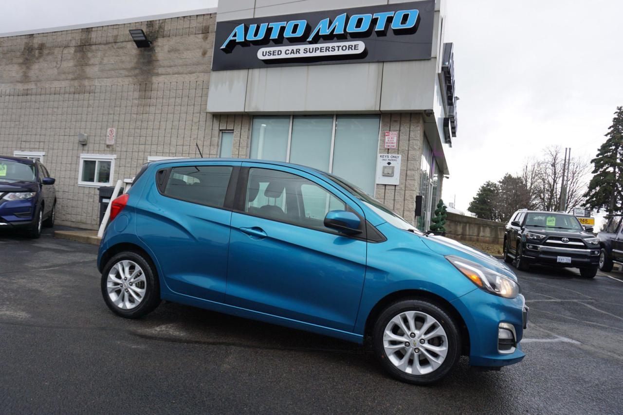 <div>*SAFETY INCLUDED*ACCIDENT FREE*LOCAL ONTARIO CAR*SERVICE RECORDS* <span>Very Clean Chevrolet Spark 1.4L</span><span> 4Cyl With Automatic Transmission</span><span>. Blue on </span><span>Black </span><span>Interior, Fully Loaded with: Power Windows, Power Locks, and Power Mirrors, CD/AUX/USB, AC, Keyless Entry, Back Up Camera, Fog Light, Cruise Control, Bluetooth, Alloys, and ALL THE POWER OPTIONS!! </span></div><br /><div><span>-------------------------------------------------</span><br><span>Financing options are available start from 6.96% with $0 Down payment O.A.C.</span><br><span>-------------------------------------------------</span><br><span>SAFETY CERTIFICATION INCLUDED*** Vehicle comes with: Safety Certification, and Car Fax Report ALL INCLUDED!! At no extra cost to you!! Dont miss this opportunity to own a high-quality, pre-owned vehicle. </span><br><span>-------------------------------------------------</span><br><span>Additionally, our vehicles qualify for up to 4 years of extended warranty. Please speak to your sales representative for more information.</span><br><span>-------------------------------------------------</span><br><span>We are open Monday to Saturday from 10am - 6pm, Sundays Closed.</span><br><span>-------------------------------------------------</span><br><span>We also welcome trade-ins, with on-site buyers available to estimate your vehicle on the same day.</span><br><span>-------------------------------------------------</span><br><span>Visit us at 3219 Harvester Road, Burlington, L7N 3N8 or call us at Nine O Five-281-2255 for more information.</span><br><span>------------------------------------------------</span><br><span>Check our inventory at www automotoinc ca</span></div>