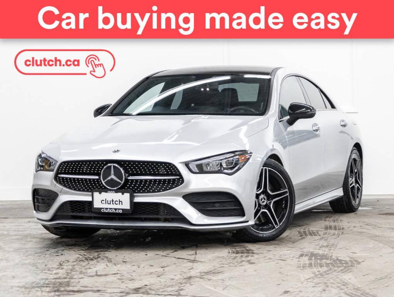 Used 2020 Mercedes-Benz CLA-Class 250 4Matic AWD w/ Apple CarPlay & Android Auto, Power Moonroof, Rearview Cam for sale in Toronto, ON