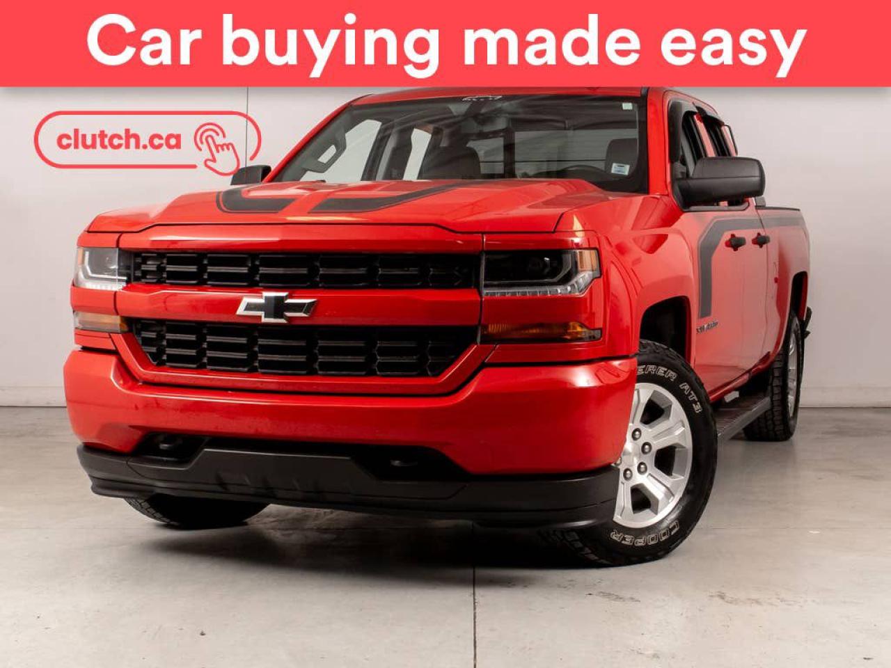 Used 2016 Chevrolet Silverado 1500 Custom 4WD w/ Backup Cam, Apple CarPlay, Bluetooth for sale in Bedford, NS