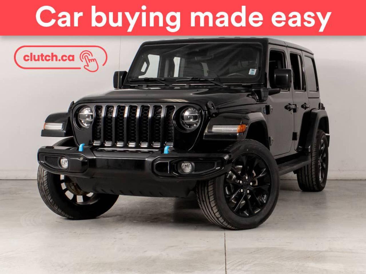 Used 2021 Jeep Wrangler 4xe Sahara 4x4 w/ Apple CarPlay & Android Auto, Navigation, Backup Cam for sale in Bedford, NS