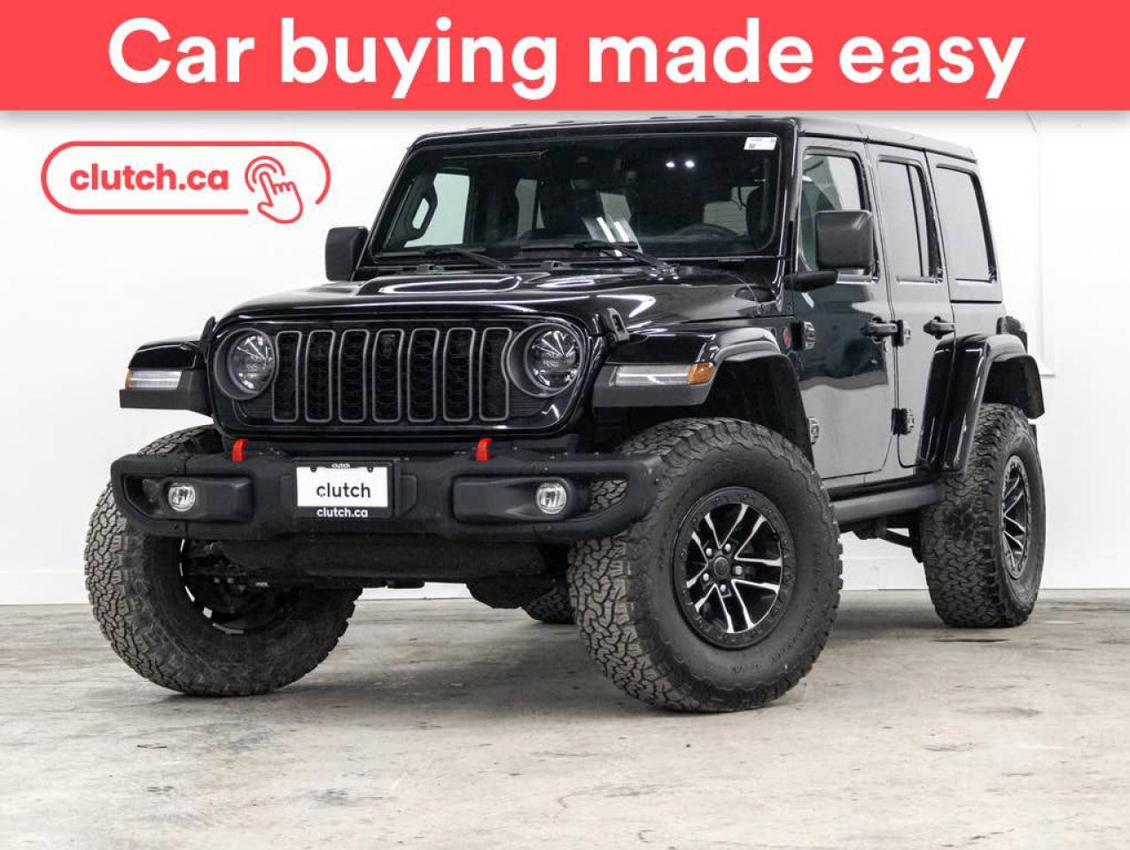 Used 2024 Jeep Wrangler Rubicon 4X4 w/ Heated Front Seats, Rearview Cam, Nav for sale in Toronto, ON