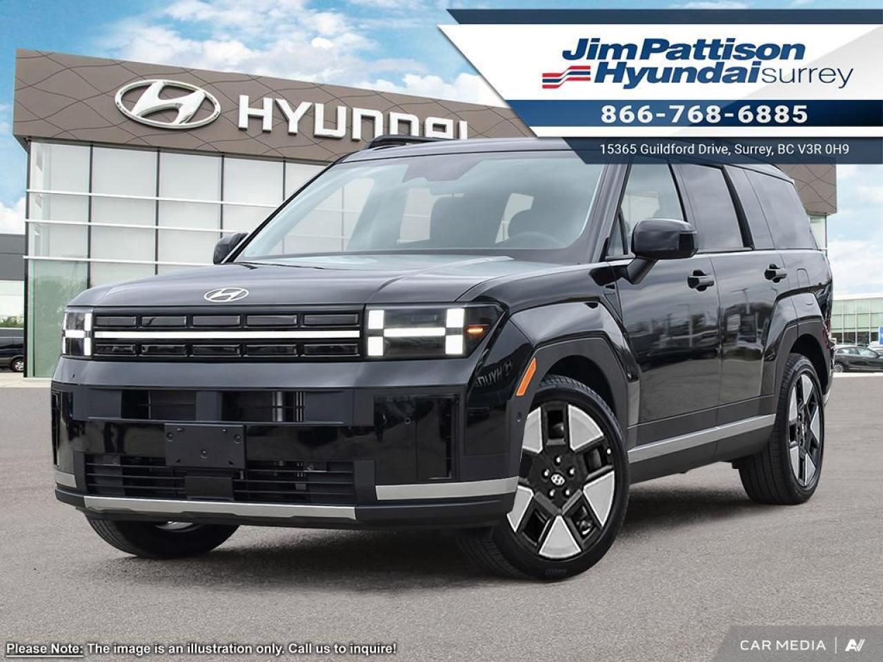 New 2025 Hyundai Santa Fe Hybrid Preferred for sale in Surrey, BC