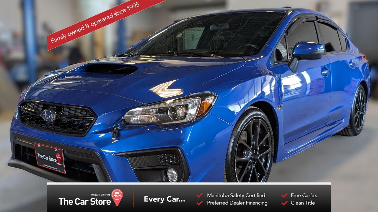 Used 2020 Subaru WRX Sport-Tech| Manual/Leather/Sunroof/Carplay/LOADED! for sale in Winnipeg, MB