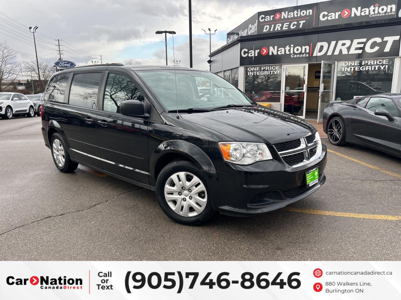 Used 2016 Dodge Grand Caravan SXT | STOW N GO | DUAL SLIDING DOORS | 7 PASS for sale in Burlington, ON