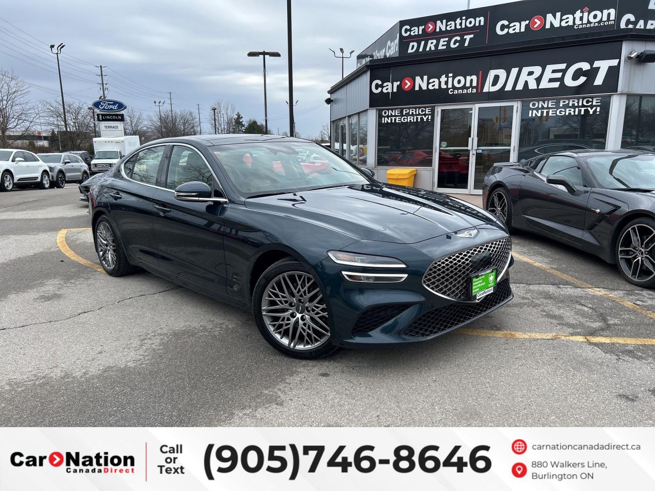 Used 2023 Genesis G70 2.0T ADVANCED | AWD | LEATHER | SUNROOF | NAV for sale in Burlington, ON