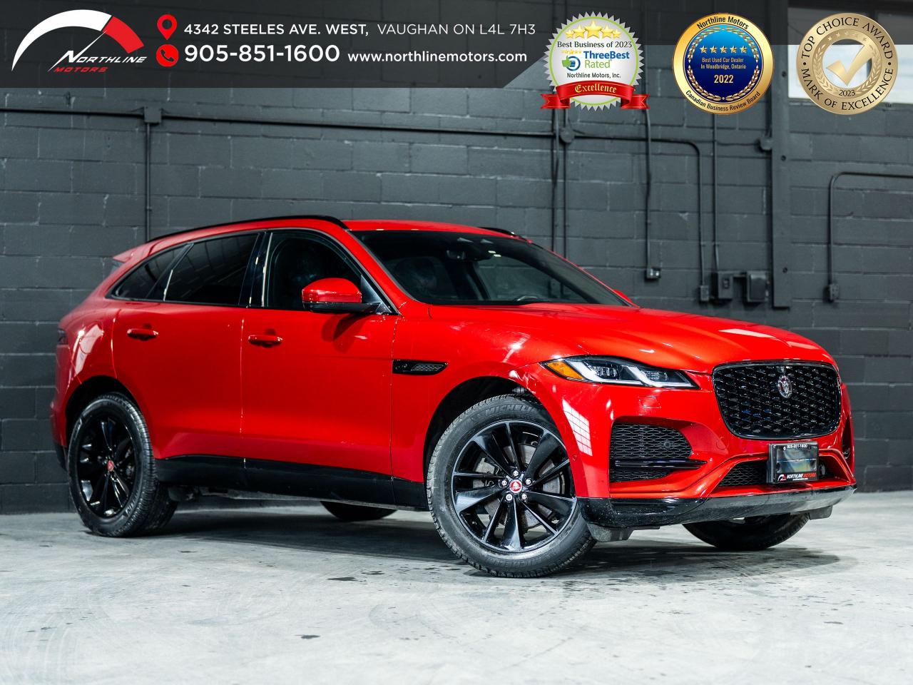 Used 2021 Jaguar F-PACE P250 S/PANO/NAV/MERIDIAN/1 OWNER/CLEAN CARFAX for sale in Vaughan, ON