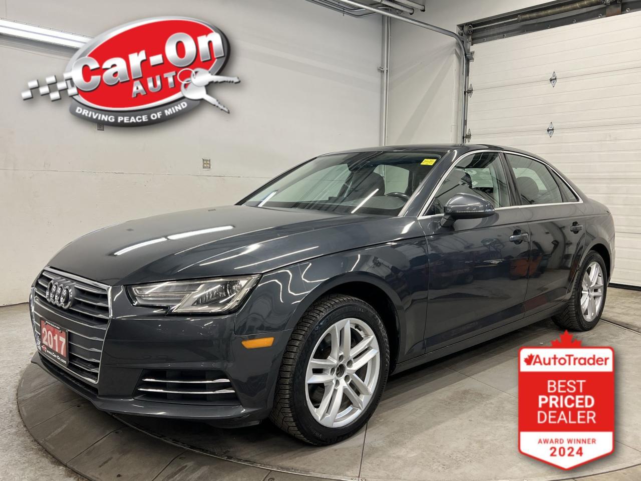Used 2017 Audi A4 2.0L TURBO | SUNROOF | HTD LEATHER | REAR CAM for sale in Ottawa, ON