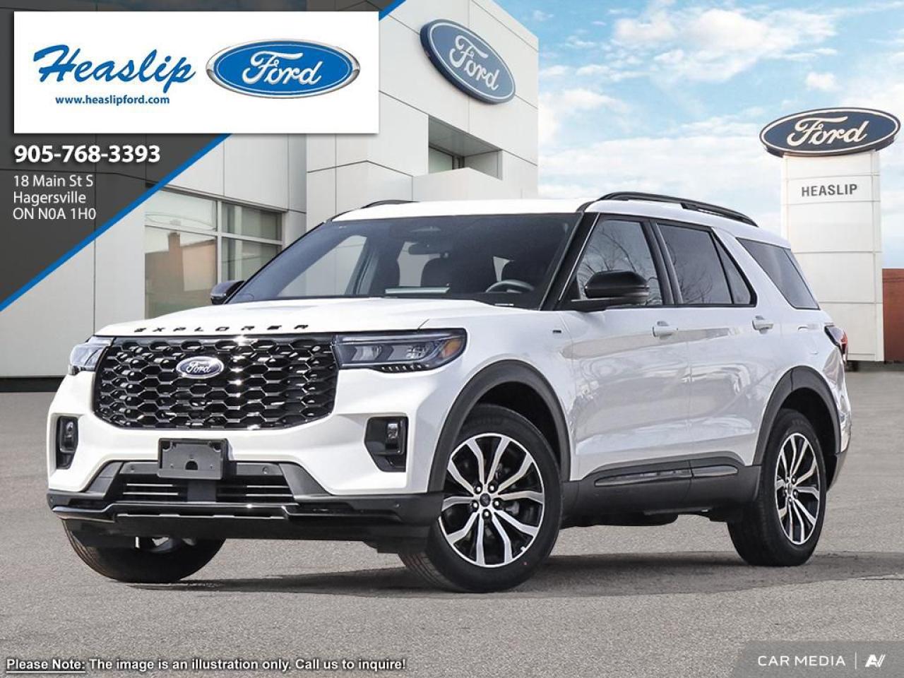 New 2025 Ford Explorer ST-LINE 4WD for sale in Hagersville, ON