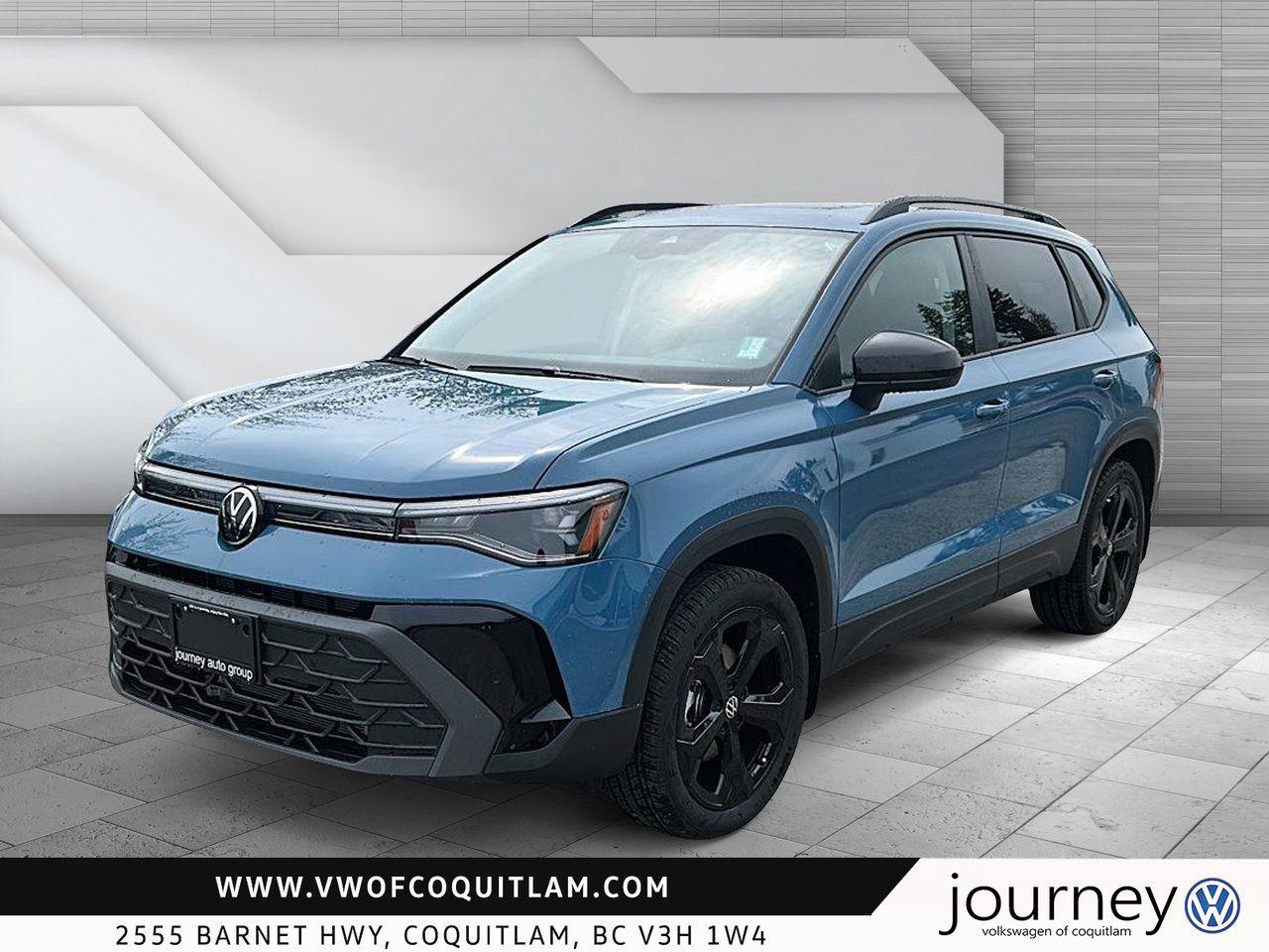 New 2025 Volkswagen Taos Comfortline Black Edition 4MOTION for sale in Coquitlam, BC