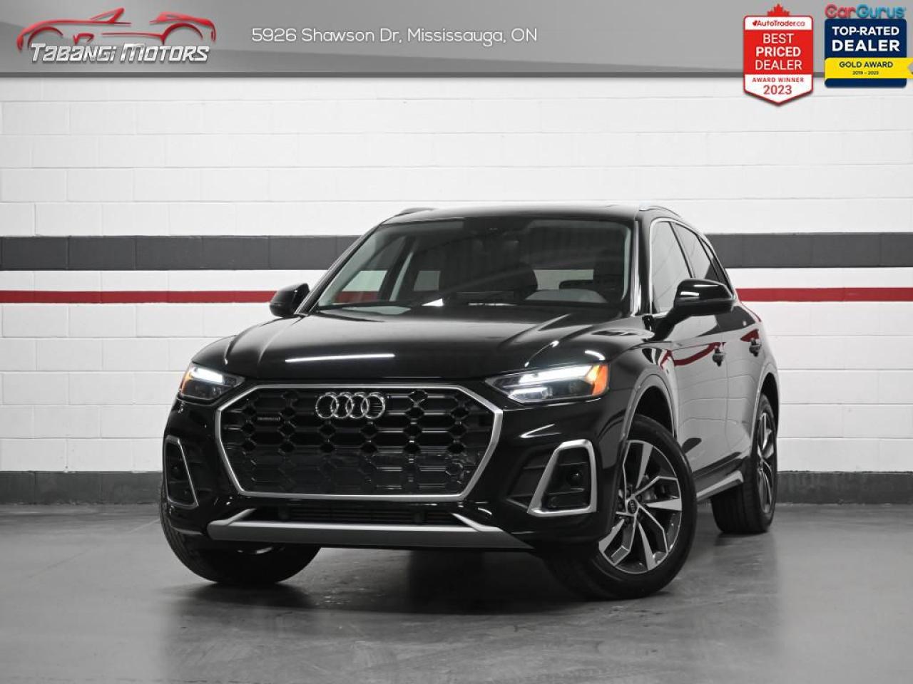 <b>S-Line, Low Mileage, Digital Dash, Ambient Lighting, Wireless Apple Carplay & Android Auto, Navigation, Panoramic Roof, Heated Seats & Steering Wheel, Audi Active Lane Assist, Audi Pre Sense, Side Assist, Park Aid! Former Daily Rental! <br></b><br>  Tabangi Motors is family owned and operated for over 20 years and is a trusted member of the Used Car Dealer Association (UCDA). Our goal is not only to provide you with the best price, but, more importantly, a quality, reliable vehicle, and the best customer service. Visit our new 25,000 sq. ft. building and indoor showroom and take a test drive today! Call us at 905-670-3738 or email us at customercare@tabangimotors.com to book an appointment. <br><hr></hr>CERTIFICATION: Have your new pre-owned vehicle certified at Tabangi Motors! We offer a full safety inspection exceeding industry standards including oil change and professional detailing prior to delivery. Vehicles are not drivable, if not certified. The certification package is available for $595 on qualified units (Certification is not available on vehicles marked As-Is). All trade-ins are welcome. Taxes and licensing are extra.<br><hr></hr><br> <br><iframe width=100% height=350 src=https://www.youtube.com/embed/CjRg7l9ryzA?si=ff23QivqcHsFNYY0 title=YouTube video player frameborder=0 allow=accelerometer; autoplay; clipboard-write; encrypted-media; gyroscope; picture-in-picture; web-share referrerpolicy=strict-origin-when-cross-origin allowfullscreen></iframe><br><br><br>   Get lost in the endlessly comfortable and spacious interior of this 2023 Audi Q5. This  2023 Audi Q5 is fresh on our lot in Mississauga. <br> <br>For luxury SUV buyers who are big on style and technology, this 2023 Audi Q5 is a handsome choice with plenty to like. This vehicle looks good, treats occupants right, and wont seem out of place at the valet stand. This Q5 applies the brands luxury pedigree to the compact-crossover template, and features an impeccably-built cabin with upscale features, impressive ergonomics, and a tranquil ride quality. Overall, this Audi Q5 promotes a stately image and delivers a posh driving experience.This low mileage  SUV has just 25,078 kms. Its  black in colour  . It has a 7 speed automatic transmission and is powered by a  261HP 2.0L 4 Cylinder Engine.  This vehicle has been upgraded with the following features: Air, Rear Air, Tilt, Cruise, Power Windows, Power Locks, Power Mirrors. <br> <br>To apply right now for financing use this link : <a href=https://tabangimotors.com/apply-now/ target=_blank>https://tabangimotors.com/apply-now/</a><br><br> <br/><br>SERVICE: Schedule an appointment with Tabangi Service Centre to bring your vehicle in for all its needs. Simply click on the link below and book your appointment. Our licensed technicians and repair facility offer the highest quality services at the most competitive prices. All work is manufacturer warranty approved and comes with 2 year parts and labour warranty. Start saving hundreds of dollars by servicing your vehicle with Tabangi. Call us at 905-670-8100 or follow this link to book an appointment today! https://calendly.com/tabangiservice/appointment. <br><hr></hr>PRICE: We believe everyone deserves to get the best price possible on their new pre-owned vehicle without having to go through uncomfortable negotiations. By constantly monitoring the market and adjusting our prices below the market average you can buy confidently knowing you are getting the best price possible! No haggle pricing. No pressure. Why pay more somewhere else?<br><hr></hr>WARRANTY: This vehicle qualifies for an extended warranty with different terms and coverages available. Dont forget to ask for help choosing the right one for you.<br><hr></hr>FINANCING: No credit? New to the country? Bankruptcy? Consumer proposal? Collections? You dont need good credit to finance a vehicle. Bad credit is usually good enough. Give our finance and credit experts a chance to get you approved and start rebuilding credit today!<br> o~o