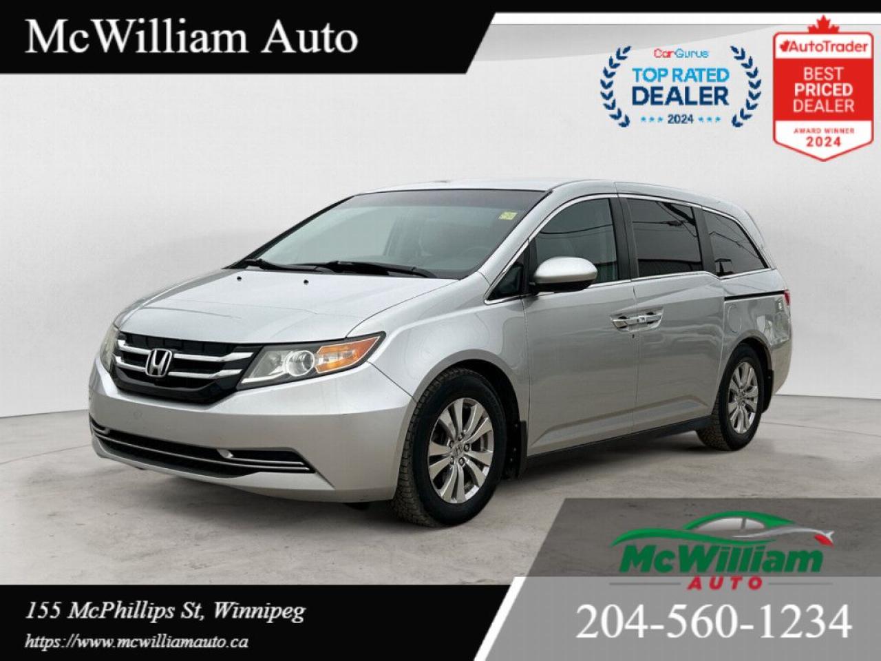 Used 2014 Honda Odyssey EX-L Passenger Van Automatic for sale in Winnipeg, MB