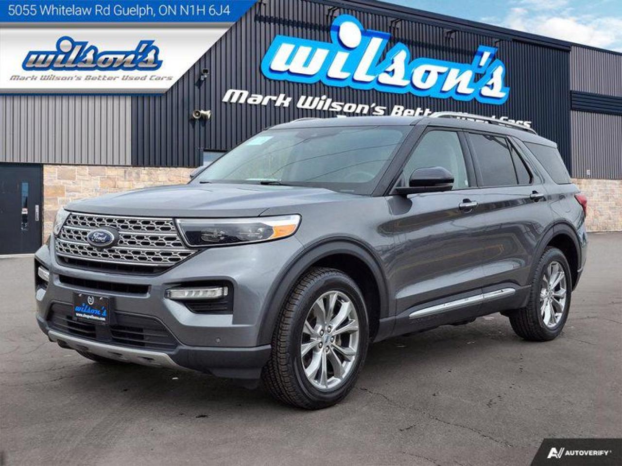 Used 2023 Ford Explorer Limited AWD | Panoramic Sunroof | Cooled + Heated Seats | Adaptive Cruise | Heated Steering | for sale in Guelph, ON
