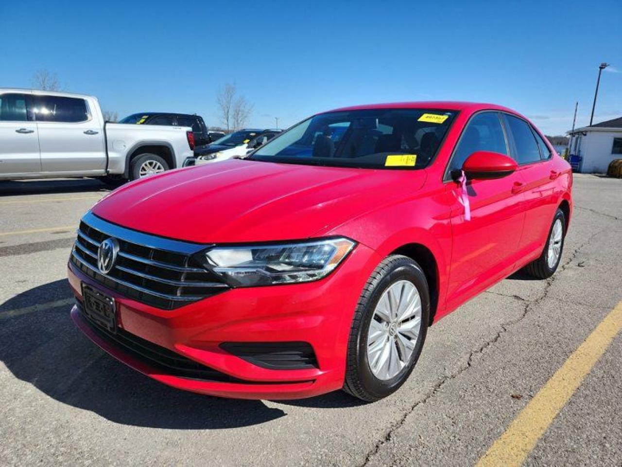 Come see this 2019 Volkswagen Jetta Comfortline. Its Manual transmission and 1.4 L engine will keep you going. This Volkswagen Jetta comes equipped with these options: Air Conditioning, Heated Seats, Tilt Steering Wheel, Steering Radio Controls, Power Windows, Power Locks, Keyless Entry, Traction Control, Power Mirrors, and Android Auto / Apple CarPlay. Test drive this vehicle at Mark Wilsons Better Used Cars, 5055 Whitelaw Road, Guelph, ON N1H 6J4.60+ years of World Class Service!450+ Live Market Priced VEHICLES! ONE MASSIVE LOCATION!Free Local Delivery Available!FINANCING! - Better than bank rates! 6 Months No Payments available on approved credit OAC. Zero Down Available. We have expert licensed credit specialists to secure the best possible rate for you and keep you on budget ! We are your financing broker, let us do all the leg work on your behalf! Click the RED Apply for Financing button to the right to get started or drop in today!BAD CREDIT APPROVED HERE! - You dont need perfect credit to get a vehicle loan at Mark Wilsons Better Used Cars! We have a dedicated licensed team of credit rebuilding experts on hand to help you get the car of your dreams!WE LOVE TRADE-INS! - Top dollar trade-in values!SELL us your car even if you dont buy ours! HISTORY: Free Carfax report included.Certification included! No shady fees for safety!EXTENDED WARRANTY: Available30 DAY WARRANTY INCLUDED: 30 Days, or 3,000 km (mechanical items only). No Claim Limit (abuse not covered)5 Day Exchange Privilege! *(Some conditions apply)CASH PRICES SHOWN: Excluding HST and Licensing Fees.2019 - 2024 vehicles may be daily rentals. Please inquire with your Salesperson.