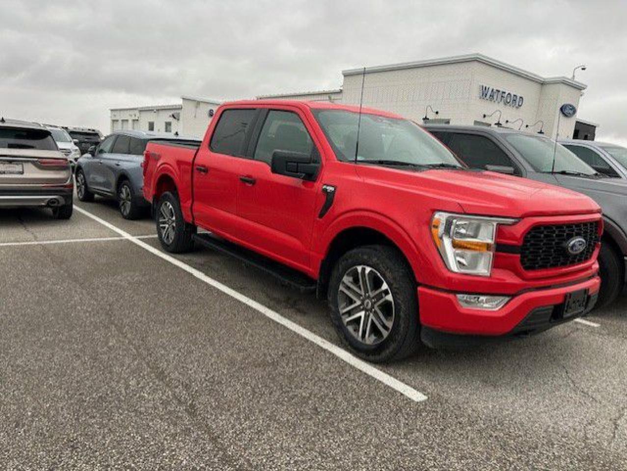 <p>The **2022 Ford F-150 STX Appearance Package** is a bold and stylish full-size pickup that offers a perfect balance of rugged performance and eye-catching design. With the **STX Appearance Package**</p>
<p> all designed to tackle tough jobs with ease. The **STX Appearance Package** enhances the trucks exterior with unique styling elements</p>
<p> off-road-inspired aesthetic. The package also includes **chrome bumpers** and a more aggressive stance that makes the F-150 stand out wherever it goes.

Inside</p>
<p> offering flexibility with a center console for added convenience. The **seating is designed for comfort**</p>
<p> with durable materials perfect for both work and play. The interior also features **Fords SYNC 4** system with **navigation**</p>
<p> and smartphone connectivity through **Apple CarPlay** and **Android Auto**.

 **2022 F-150 STX Appearance Package** offers peace of mind with features like **blind-spot monitoring**</p>
<p> the **2022 Ford F-150 STX Appearance Package** is built to perform while offering a comfortable and connected driving experience. With its bold styling</p>
<p> its the perfect truck for those looking to make a statement without sacrificing capability.


REASONS TO BUY FROM WATFORD FORD


Best Price First.

Tired of negotiating? No problem! No hassle</p>
<p> best price from the start. Guaranteed!

Brake pads for life.

Receive free brake pads for life of your vehicle when you do all your regular service at Watford Ford.

First oil change covered.

Return to Watford Ford for your complimentary first oil change with your New or Used vehicle.

1 year road hazard tire protection.

Nails</p>
<p> potholes?no worries. $250 coverage per tire for any road hazards.

Secure-guard theft protection.

Four thousand dollars ($4</p>
<p> in the event that your Vehicle is stolen and not recovered and deemed to be a total loss

**Our goal is to maintain 100% accuracy on our listings. However</p>
<p> mistakes may still occur. Please contact us to confirm details**


**ONE KEY POLICY: All used cars come standard with One Key. In instances where the vehicle came with 2 Keys</p>
<a href=http://www.watfordford.com/used/Ford-F150-2022-id12014712.html>http://www.watfordford.com/used/Ford-F150-2022-id12014712.html</a>