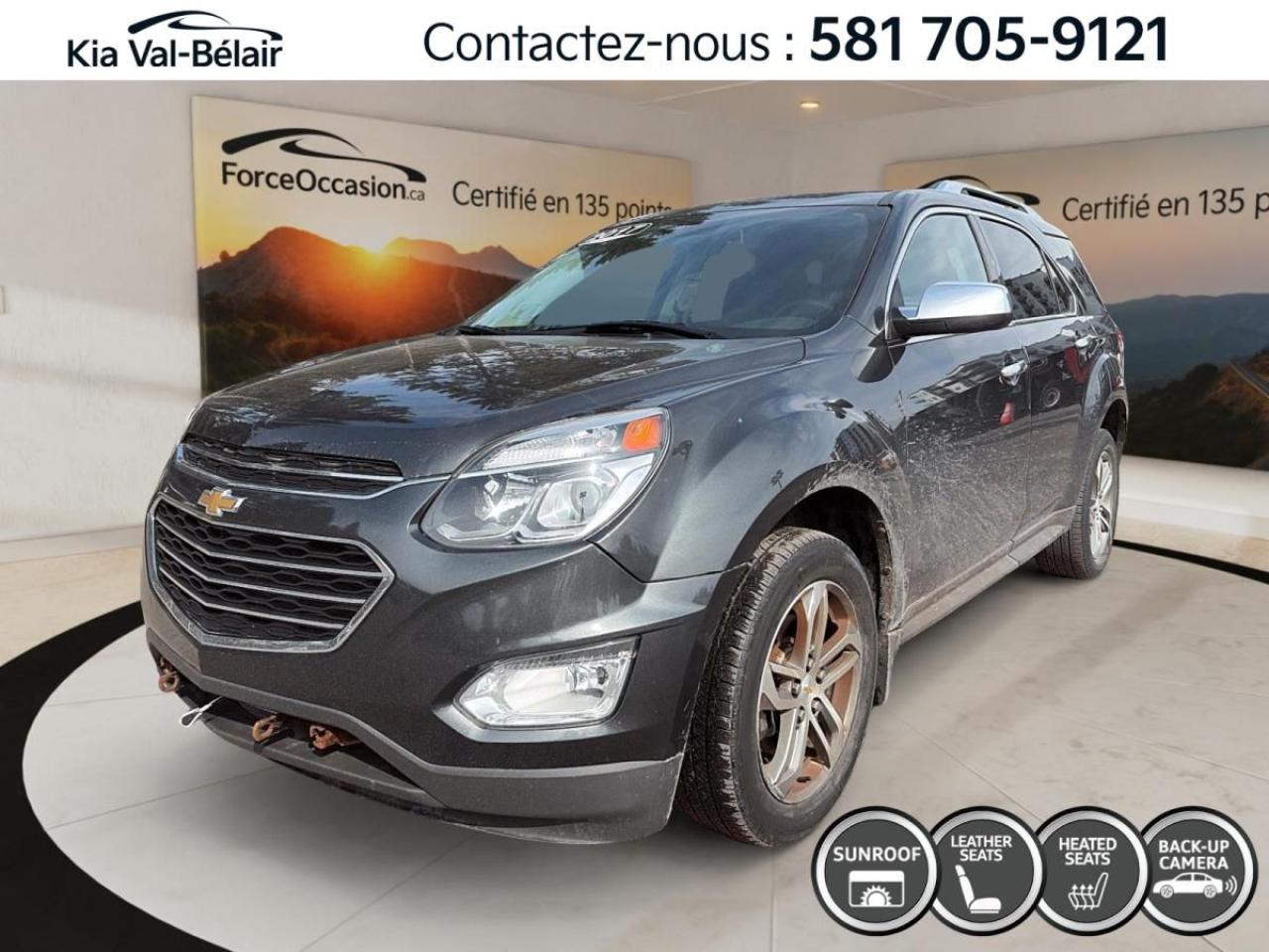 Used 2017 Chevrolet Equinox PREMIER* 1LZ * AWD * CUIR * GPS * A/C for sale in Québec, QC