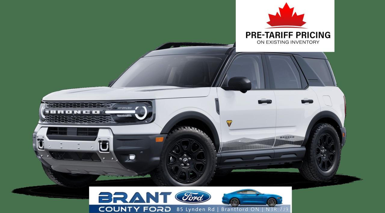 New 2025 Ford Bronco Sport BADLANDS for sale in Brantford, ON