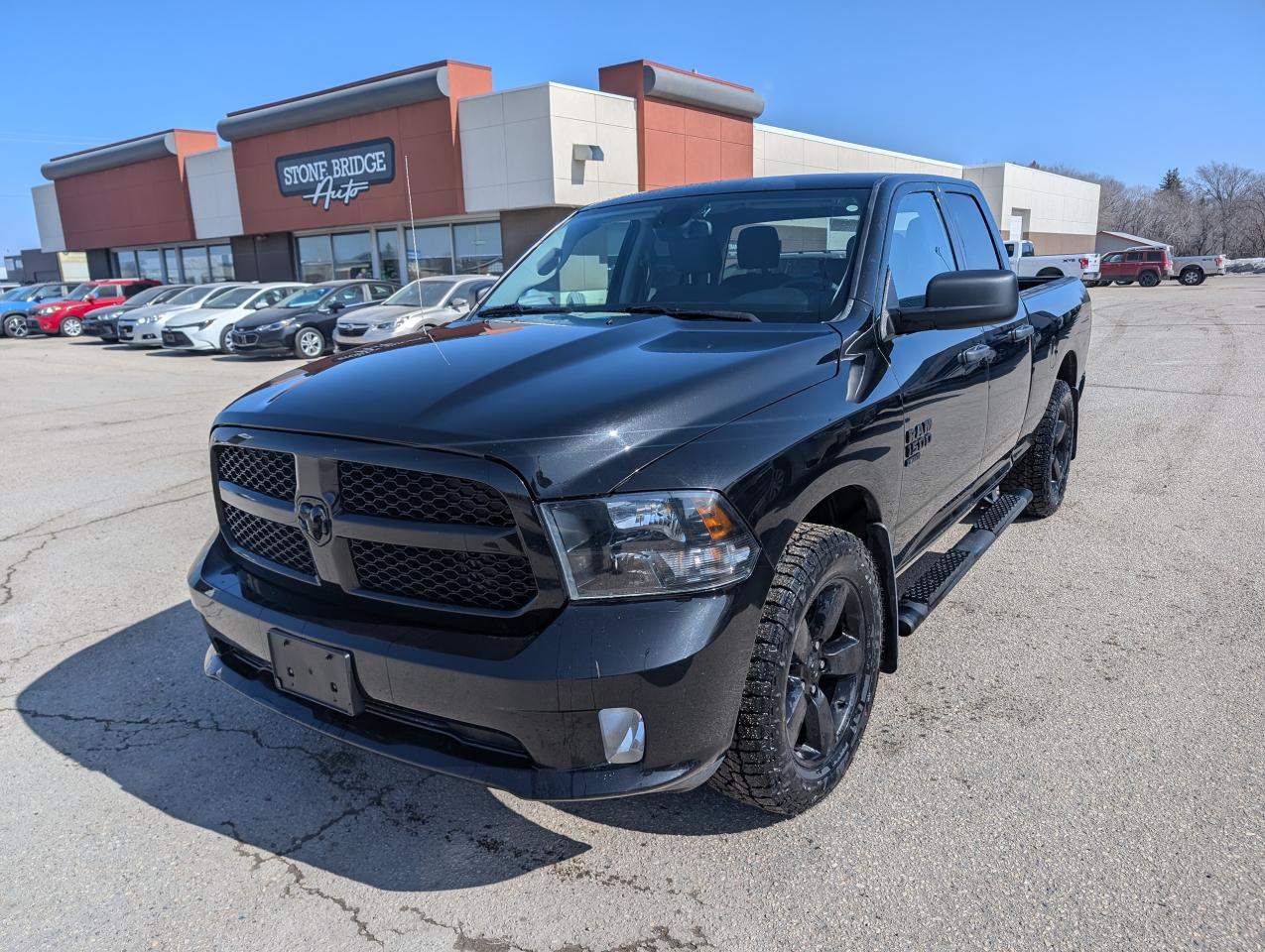 <p>Come finance with us. Apply at stonebridgeauto.com</p><p> </p><p>2021 Ram 1500 Classic Express with 132000km. 3.6L V6 4x4. Clean title and safetied. Manitoba owned, accident free. 1 owner. </p><p> </p><p>Command start</p><p>Back up camera</p><p>Bluetooth</p><p>Selectable 4x4</p><p>Running boards</p><p> </p><p>We take trades! Vehicle is for sale in Steinbach by STONE BRIDGE AUTO INC. Dealer #5000 we are a small business focused on customer satisfaction. Text or call before coming to view and ask for sales.</p><p> </p>