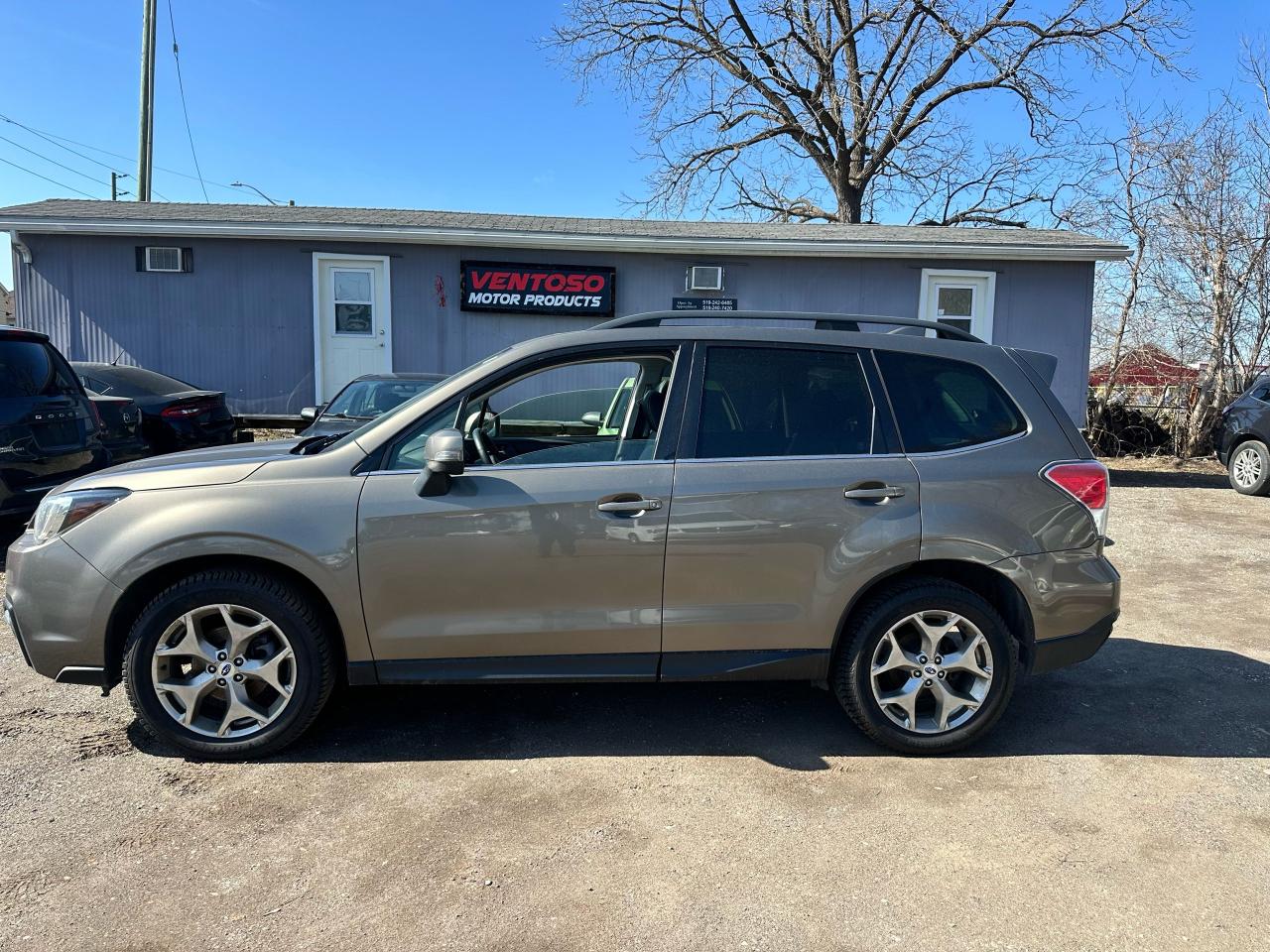 <div>Wow!!! if you are looking for an SUV with all the bells and whistles including all the safety and crash warning alerts along with adaptive cruise control and still keeping  the price reasonable. This Forester all wheel drive has everything you want, including a low price. If you havent driven a Subaru before, nows your chance. Find out why Subarus get such great reviews. Hurry in before its gone. </div><div><br></div><div>Vehicle is priced certified and ready for the road. Taxes and licensing are extra. </div><div><br></div><div>Registered dealer</div><div>Ventoso Motor Products</div><div>335 Dundas St N Cambridge</div><div>519-242-6485</div>