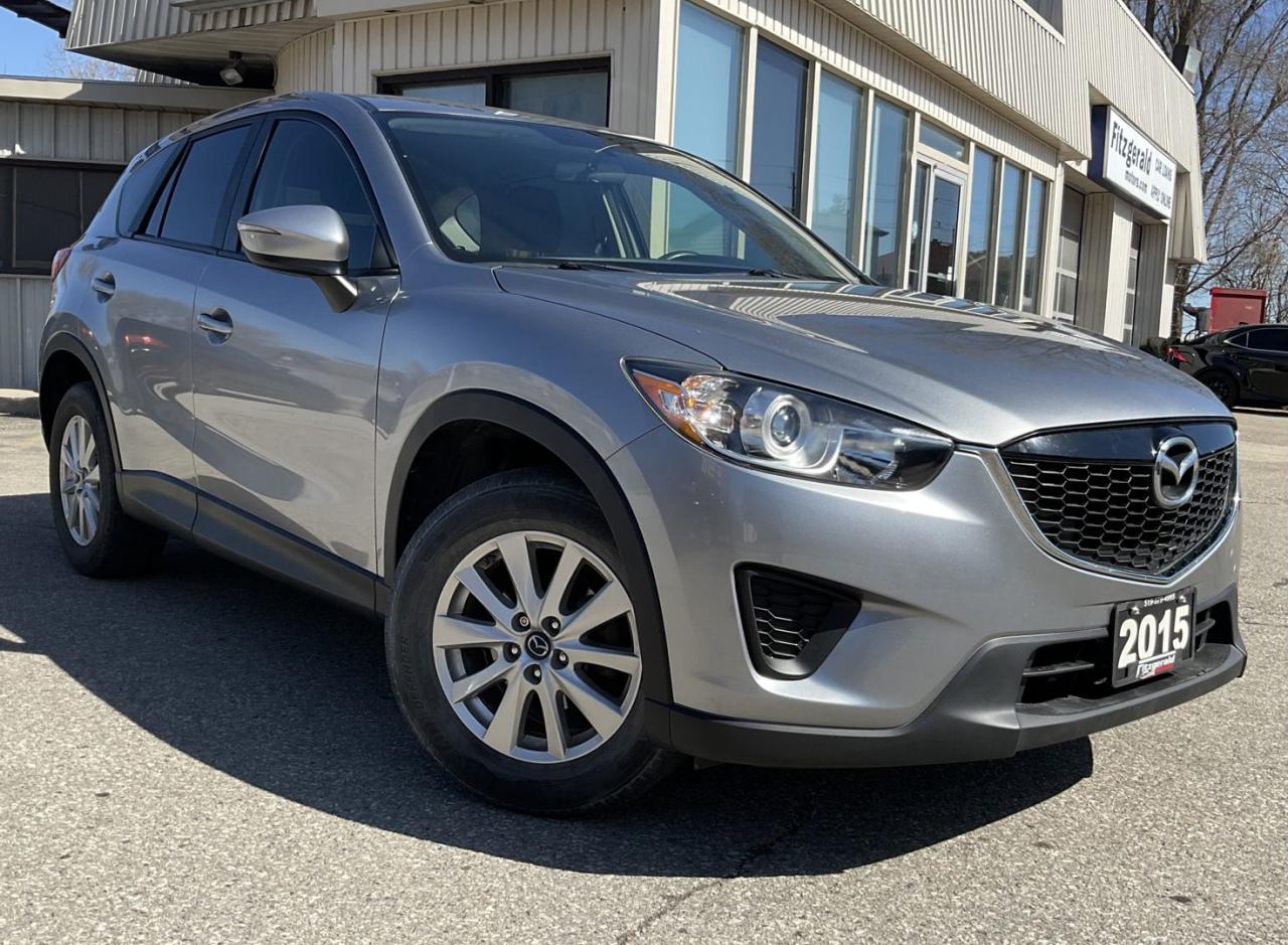 <div><span>Vehicle Highlights:</span><br><span>- Accident free</span><br><span>- Well serviced<br>- 6 Speed manual transmission</span></div><br /><div><span><br></span><span>Just landed is a lovely Mazda CX-5 Gx model at an affordable price point! This fuel efficient SUV is in excellent condition in and out and drives very smooth! Well serviced over the years, must be seen and driven to be appreciated!</span></div><br /><div><span><br></span><span>Equipped with the powerful and fuel efficient 2L - 4 cylinder engine, 6-speed manual transmission, cloth interior, alloys, power windows, power locks, power mirrors, Bluetooth, AM/FM/AUX, CD player, cruise control, smart-key, push start, key-less entry, alarm, and more!</span></div><br /><div><span><br></span><span>Certified!<br></span><span>Carfax Available!<br></span><span>Extended Warranty Available!<br></span><span>Financing available for as low as 9.99% O.A.C!<br></span><span>$11,499 PLUS HST & LIC - Cash price<br></span><span>$11,898 PLUS HST & LIC - Finance price</span><span><br><br></span></div><br /><div><span>Please call us at 519-579-4995 for any questions you have or drop by FITZGERALD MOTORS located at 380 Courtland Ave East. Kitchener, ON for a test drive! Visit us online at </span><a href=http://www.fitzgeraldmotors.com/><span>www.fitzgeraldmotors.com</span></a></div><br /><div><a href=http://www.fitzgeraldmotors.com/><span><br></span></a><span>*Even though we take reasonable precautions to ensure that the information provided is accurate and up to date, we are not responsible for any errors or omissions. Please verify all information directly with Fitzgerald Motors to ensure its exactitude.</span></div>