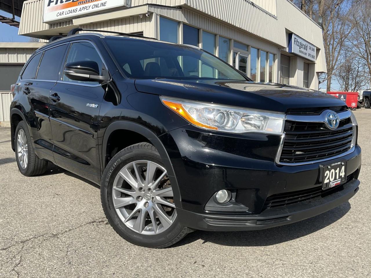 <div><span>Vehicle Highlights:</span><br><span>- Single owner</span><br><span>- Dealer serviced<br>- 8 passenger<br></span><span><br></span></div><br /><div><span>Very rare and desirable Toyota Highlander Hybrid XLE has landed at Fitzgerald Motors! This spacious, 8 passenger SUV is in excellent condition in and out and drives very smooth! Dealer serviced over the years, must be seen and driven to be appreciated! Dont miss this one!<br></span><br></div><br /><div><span>Fully loaded with the powerful yet fuel efficient 3.5L - 6 cylinder Hybrid engine, automatic transmission, AWD, 8 passenger seating, navigation system, back-up camera, cruise control, sunroof, leather seats, heated seats, power windows, power locks, power mirrors, power seats, power trunk, alloys, steering wheel controls, digital climate control A/C, AM/FM/AUX, CD player, Bluetooth, smart key, push start, alarm, fog lights, and more!<br></span><br></div><br /><div><span>Certified!</span><br><span>Carfax Available</span><br><span>Extended Warranty Available!</span><br><span>Financing Available for as low as 9.99% O.A.C</span><br><span>$18,999 PLUS HST & LIC - Cash price<br></span><span>$19,938 PLUS HST & LIC - Finance price</span><br><span><br></span></div><br /><div><span>Please call us at 519-579-4995 for any questions you have or drop by FITZGERALD MOTORS located at 380 Courtland Ave East. Kitchener, ON for a test drive! Visit us online at </span><a href=http://www.fitzgeraldmotors.com/ target=_blank>www.fitzgeraldmotors.com</a><a href=http://www.fitzgeraldmotors.com/ target=_blank></a><br><br><a href=http://www.fitzgeraldmotors.com/><span></span></a></div><br /><div><a href=http://www.fitzgeraldmotors.com/><span>*Even though we take reasonable precautions to ensure that the information provided is accurate and up to date, we are not responsible for any errors or omissions. Please verify all information directly with Fitzgerald Motors to ensure its exactitude.</span></a></div>