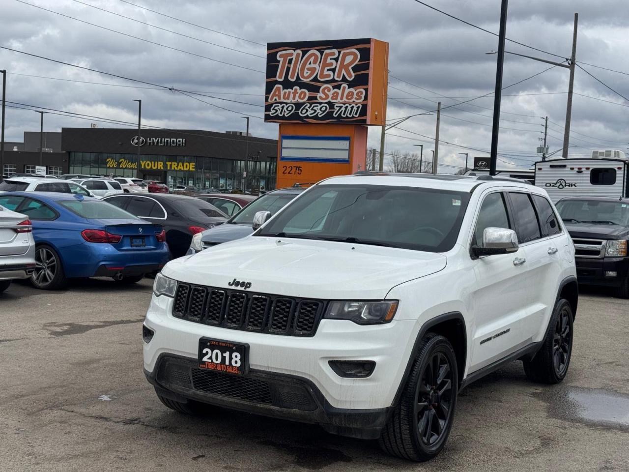 Used 2018 Jeep Grand Cherokee LIMITED, LEATHER, LOADED, 4X4, V6, CERTIFIED for sale in London, ON