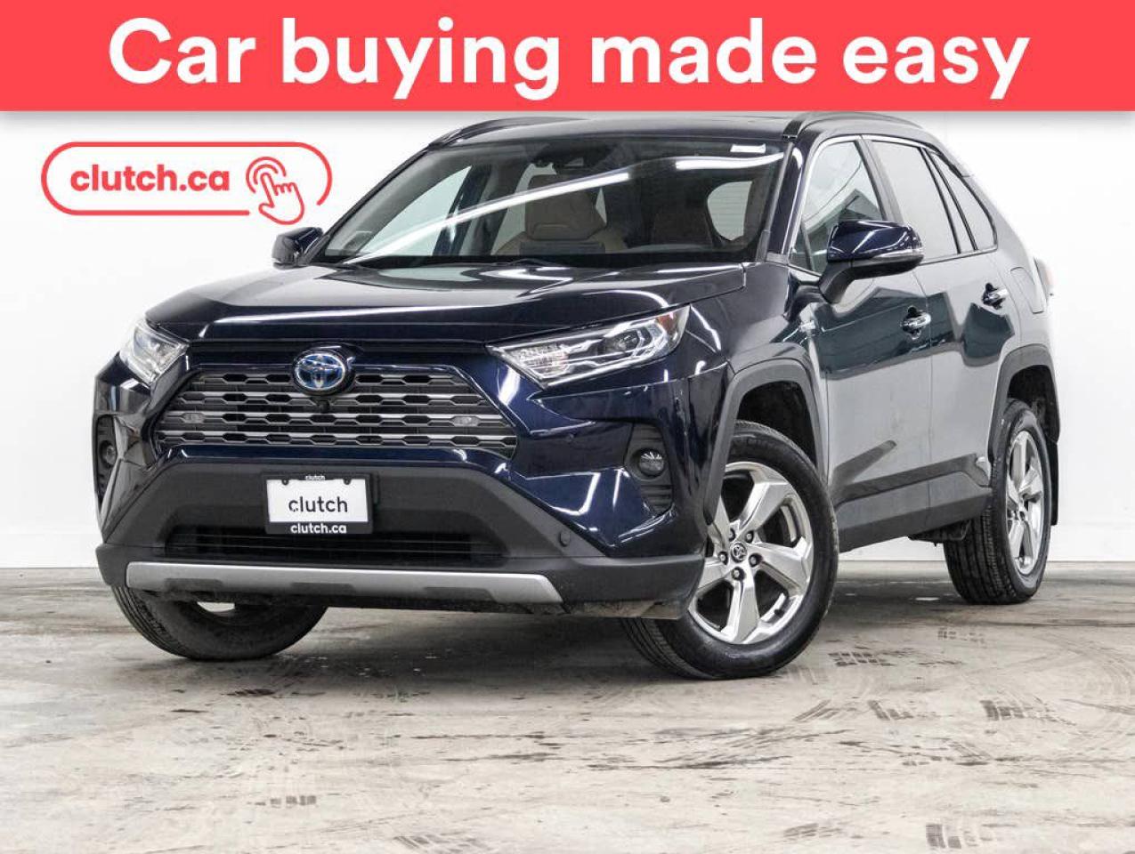 Used 2021 Toyota RAV4 Hybrid Limited AWD w/ Apple CarPlay & Android Auto, Sunroof, Nav for sale in Toronto, ON