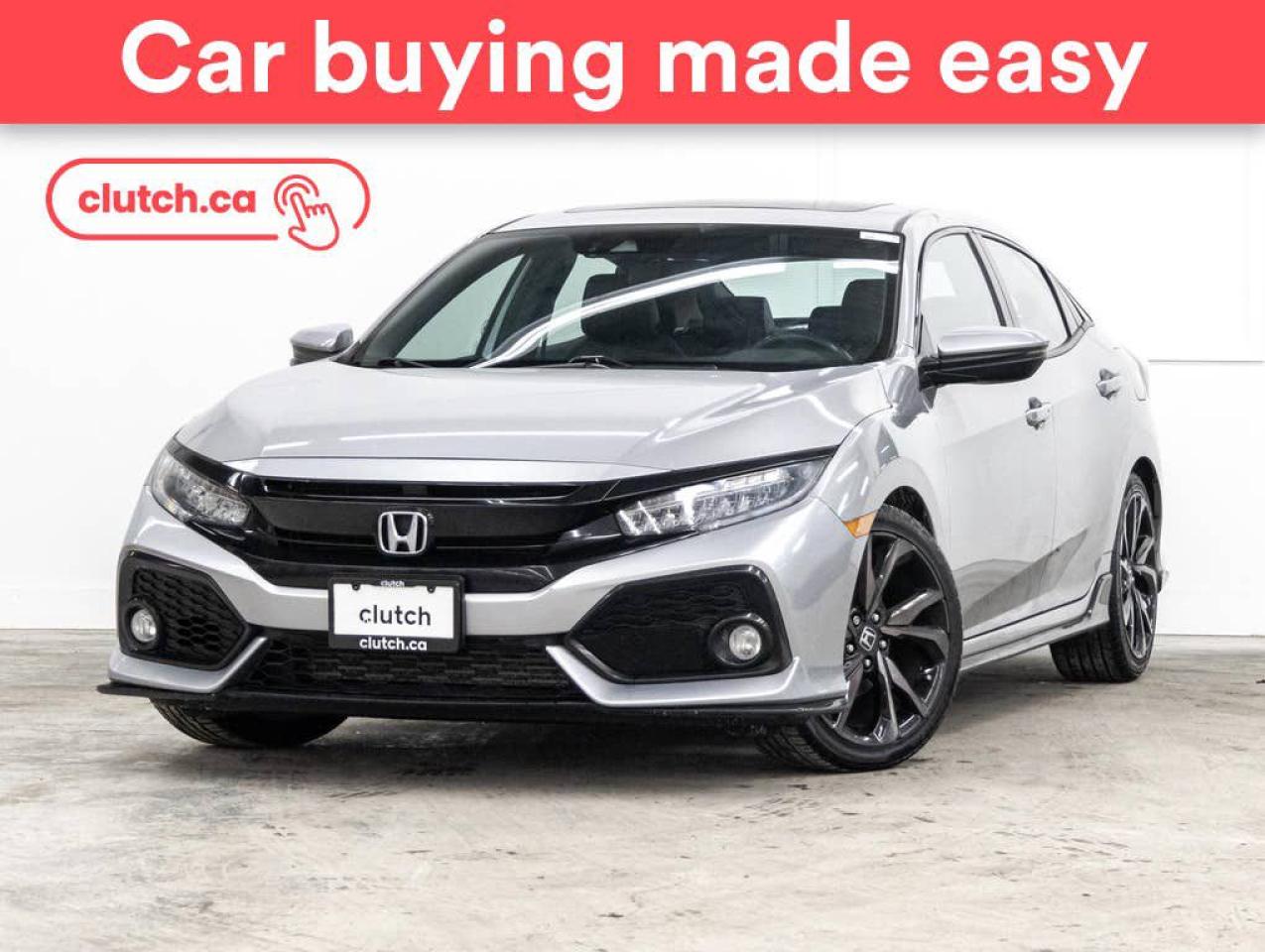 Used 2018 Honda Civic Sport Touring Apple CarPlay & Android Auto, Nav, Power Moonroof for sale in Toronto, ON