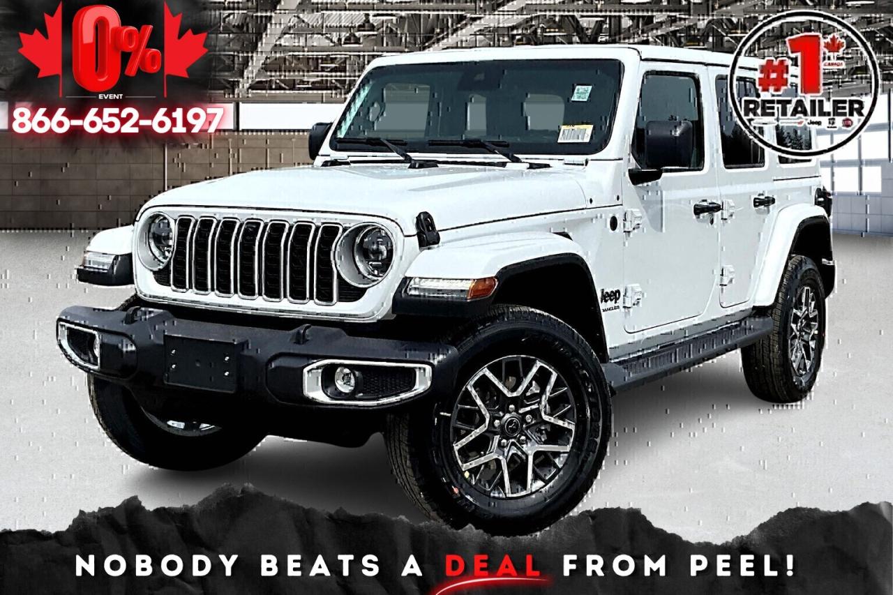 New 2025 Jeep Wrangler SAHARA | Leather | Safety & Tech Grp | Painted Top for sale in Mississauga, ON