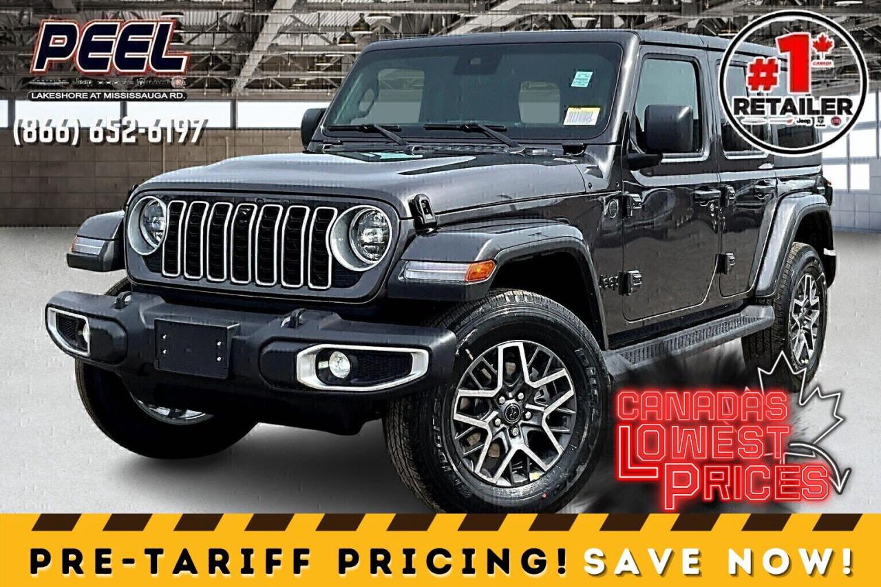 New 2025 Jeep Wrangler SAHARA 4DR | Safety & Tech Grp | Leather | Hardtop for sale in Mississauga, ON