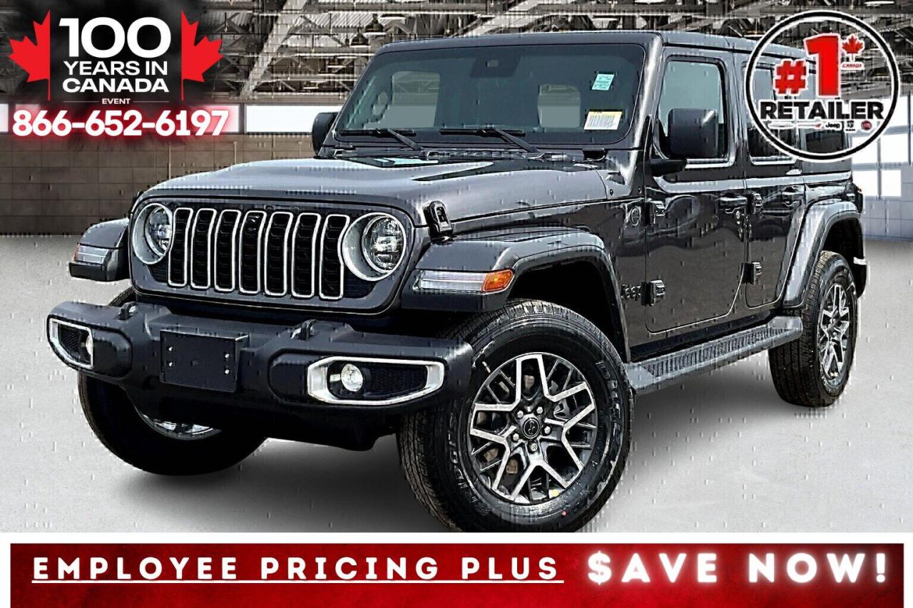 New 2025 Jeep Wrangler SAHARA 4DR | Safety & Tech Grp | Leather | Hardtop for sale in Mississauga, ON