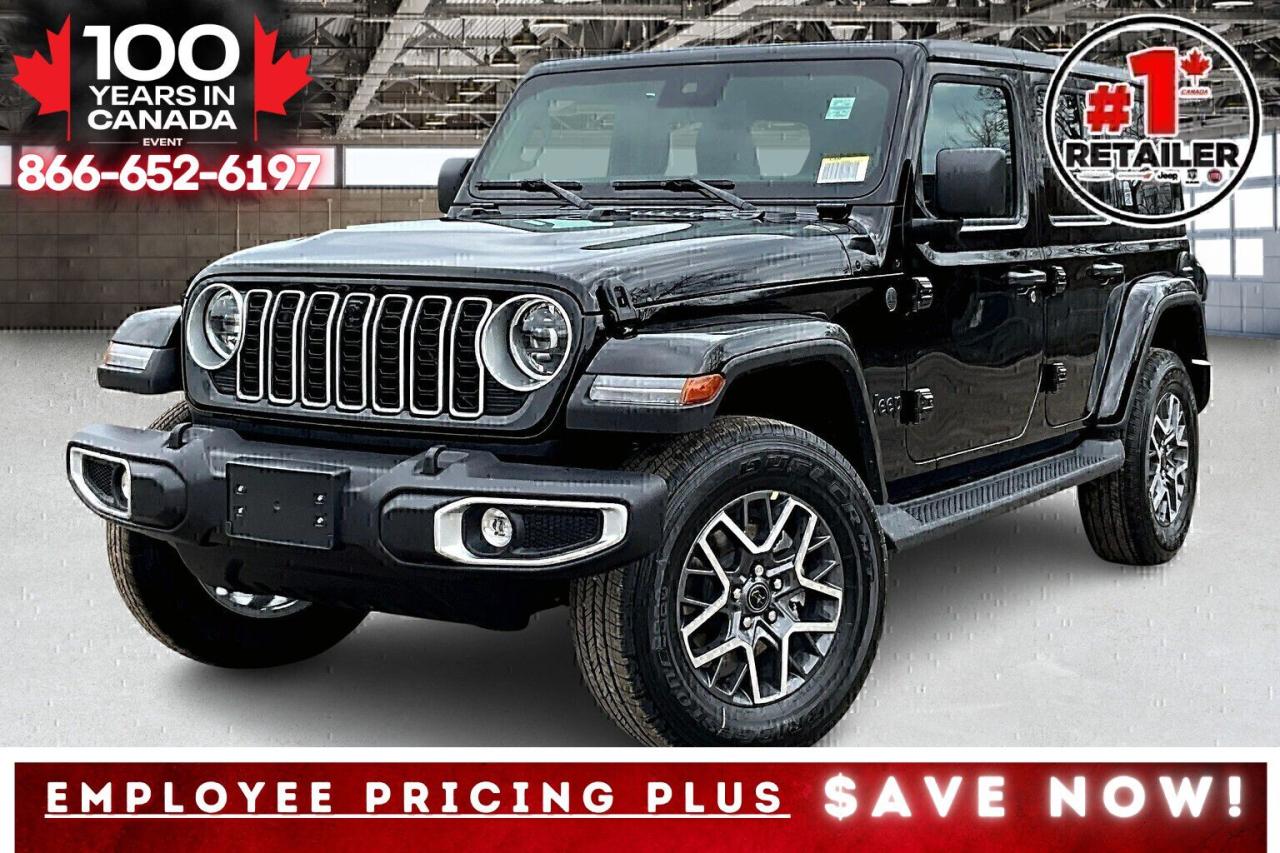 New 2025 Jeep Wrangler SAHARA | Leather | Safety & Tech Grp | Painted Top for sale in Mississauga, ON
