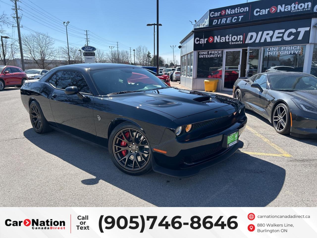 Used 2017 Dodge Challenger HELLCAT | LEATHER | NAV | 707HP |6.2L SUPERCHARGED for sale in Burlington, ON