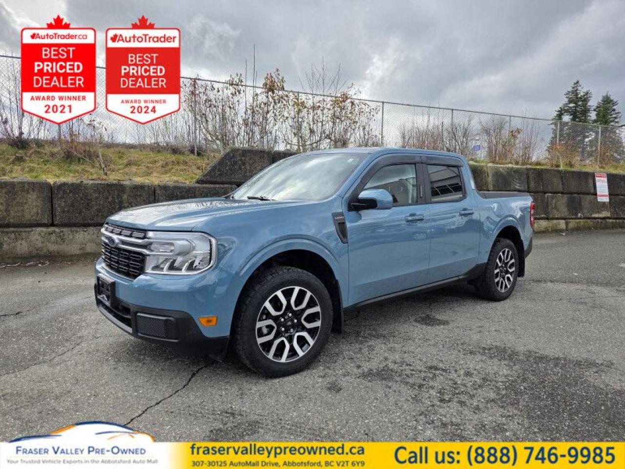 Used 2023 Ford Maverick Lariat  Rare Area 51 Blue, Co-pilot 360, Trailer T for sale in Abbotsford, BC