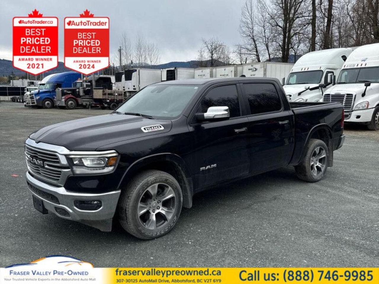 Used 2022 RAM 1500 Laramie  Eco-Diesel, Local Truck, One Owner for sale in Abbotsford, BC