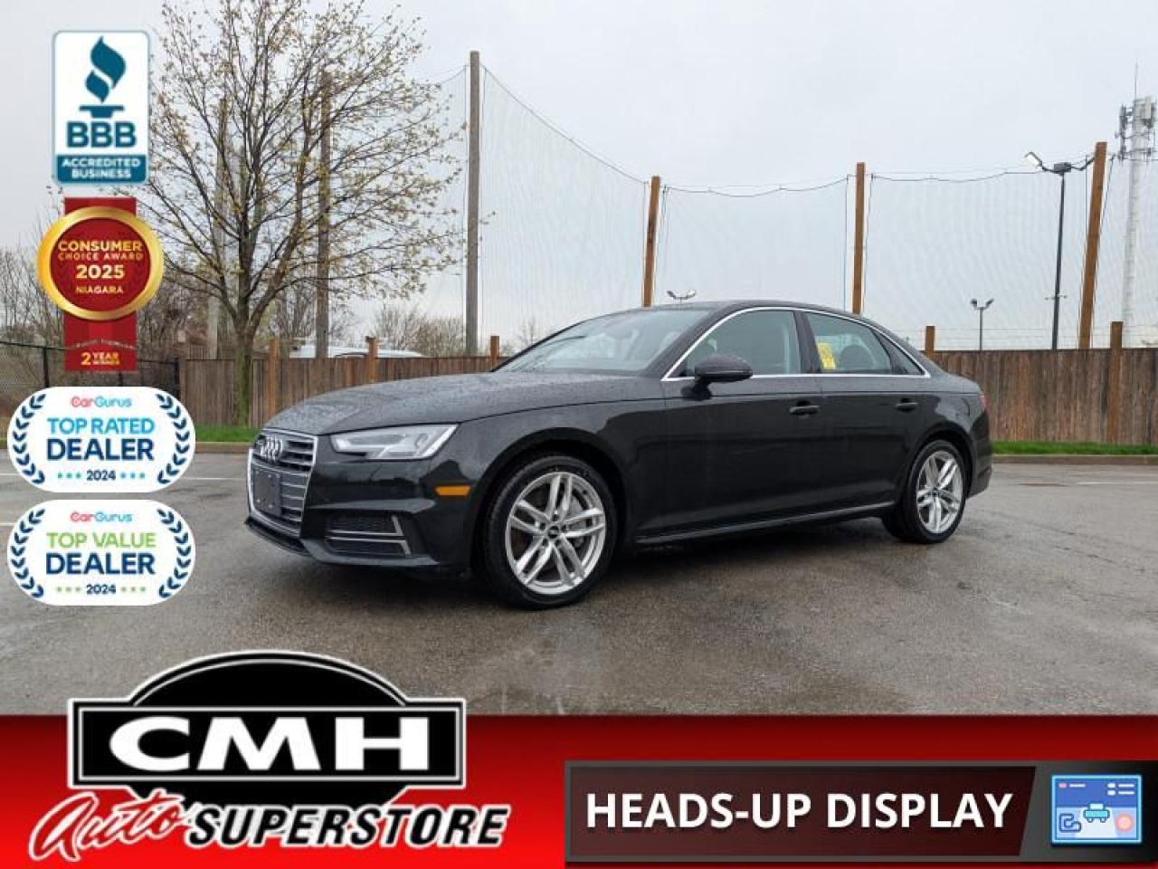 Used 2018 Audi A4 Sedan 2.0 TFSI quattro Technik  **LOW KMS** for sale in St. Catharines, ON