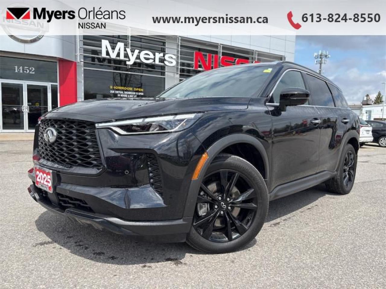 Used 2025 Infiniti QX60 BLACK EDITION   - Best price in Canada for sale in Orleans, ON