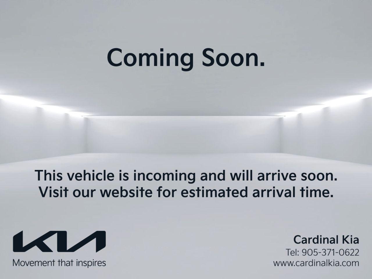 This vehicle is incoming, and will arrive approximately May 29th, 2025.

Book your appointment to reserve this today!

The selling price of this vehicle includes a Protection Package (Undercoating & All-Season Mats) priced at $1,295 and a document fee priced at $599.

At Cardinal Kia we believe in 5-Star Customer Service - we are committed to exceeding your expectations, from test drive to delivery. Our professional team will help you find your perfect Kia, one that fits all your needs and budget, and prove to you that owning a Kia is an experience you dont want to miss. Call or visit the all-new www.cardinalkia.com today and if you need more convincing, read our reviews - they tell a story! We are located at 7818 Oakwood Drive, Niagara Falls (seconds away from Walmart) and right beside the QEW! Buy with confidence; read our Online Reviews & check us out on Facebook, Twitter, and Instagram! Look us up on YouTube for helpful and handy How To videos to show you how to use the features of your new vehicle! For more of our New & Pre-Owned Inventory, please visit the all-new www.cardinalkia.com. Proudly serving the Niagara Region! From out of town? There is always a reason to visit Niagara Falls! We have customers from all over Ontario; Niagara Falls, St. Catharines, Welland, Fonthill and Fort Erie, Grimsby, Port Colborne, Beamsville, Hamilton, Smithville, Wainfleet, Stoney Creek, Hamilton Mountain, Burlington, Oakville, Ancaster and Caledonia and 1 hour from Mississauga, South Brampton and Hagersville.