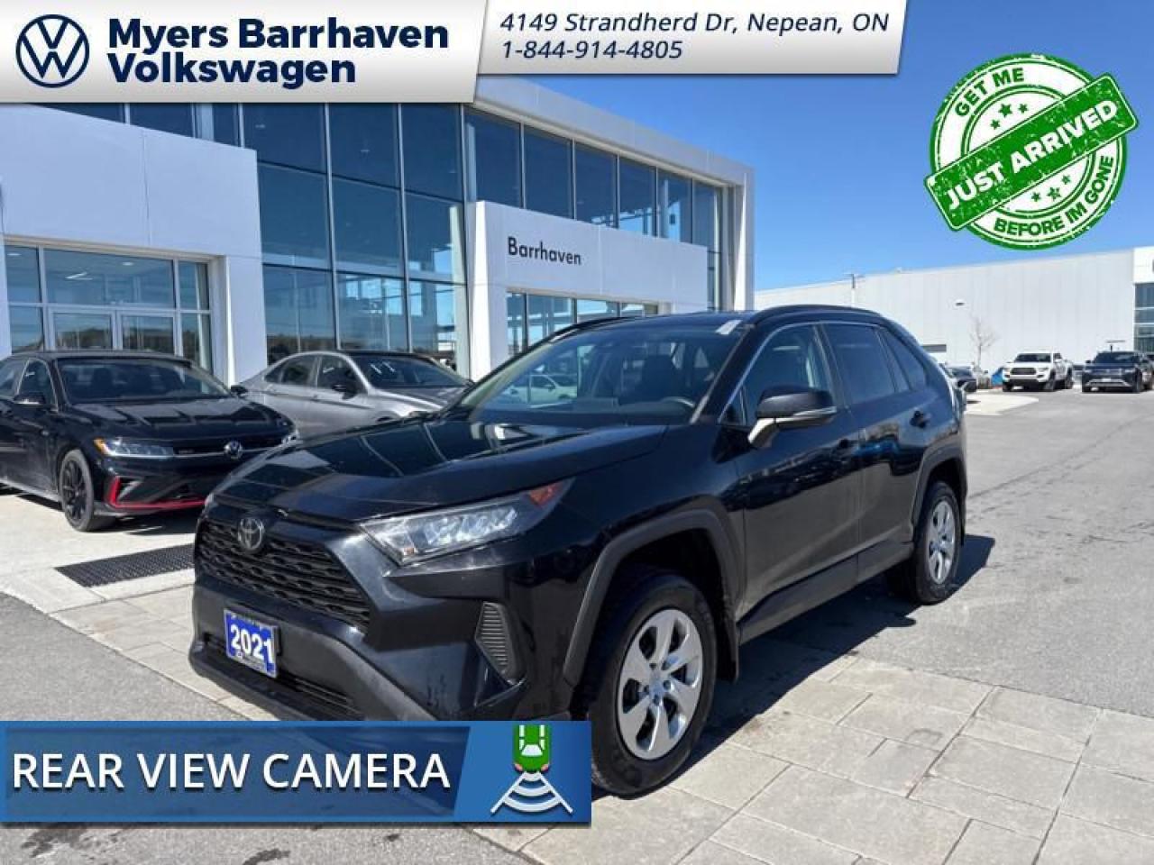 <b>Heated Seats, Apple CarPlay, Android Auto, Blind Spot Monitoring, Lane Keep Assist, Steering Wheel Audio Control, Forward Collision Warning, Rear View Camera, Remote Keyless Entry, LED Lights - PREVIOUS DAILY RENTAL<br> <br></b><br>     With rugged capability and a sporty design, roughing it never looked so good! This  2021 Toyota RAV4 is fresh on our lot in Nepean. <br> <br>Introducing the Toyota RAV4, a radical redesign of a storied legend. While the RAV4 is loaded with modern creature comforts, conveniences, and safety, this SUV is still true to its roots with incredible capability. Whether youre running errands in the city or exploring the countryside, the RAV4 empowers your ambitions and redefines what you can do. Make new and exciting memories in this ultra efficient Toyota RAV4 today! This  SUV has 92,100 kms. Its  midnight black metallic in colour  . It has an automatic transmission and is powered by a  smooth engine.  It may have some remaining factory warranty, please check with dealer for details.  This vehicle has been upgraded with the following features: Heated Seats,  Apple Carplay,  Android Auto,  Blind Spot Monitoring,  Lane Keep Assist,  Steering Wheel Audio Control,  Forward Collision Warning. <br> <br>To apply right now for financing use this link : <a href=https://www.barrhavenvw.ca/en/form/new/financing-request-step-1/44 target=_blank>https://www.barrhavenvw.ca/en/form/new/financing-request-step-1/44</a><br><br> <br/><br> Buy this vehicle now for the lowest bi-weekly payment of <b>$209.71</b> with $0 down for 96 months @ 9.99% APR O.A.C. ((Plus applicable taxes and fees - Some conditions apply to get approved at the mentioned rate)     ).  See dealer for details. <br> <br>We are your premier Volkswagen dealership in the region. If youre looking for a new Volkswagen or a car, check out Barrhaven Volkswagens new, pre-owned, and certified pre-owned Volkswagen inventories. We have the complete lineup of new Volkswagen vehicles in stock like the GTI, Golf R, Jetta, Tiguan, Atlas Cross Sport, Volkswagen ID.4 electric vehicle, and Atlas. If you cant find the Volkswagen model youre looking for in the colour that you want, feel free to contact us and well be happy to find it for you. If youre in the market for pre-owned cars, make sure you check out our inventory. If you see a car that you like, contact 844-914-4805 to schedule a test drive.<br> Come by and check out our fleet of 30+ used cars and trucks and 90+ new cars and trucks for sale in Nepean.  o~o