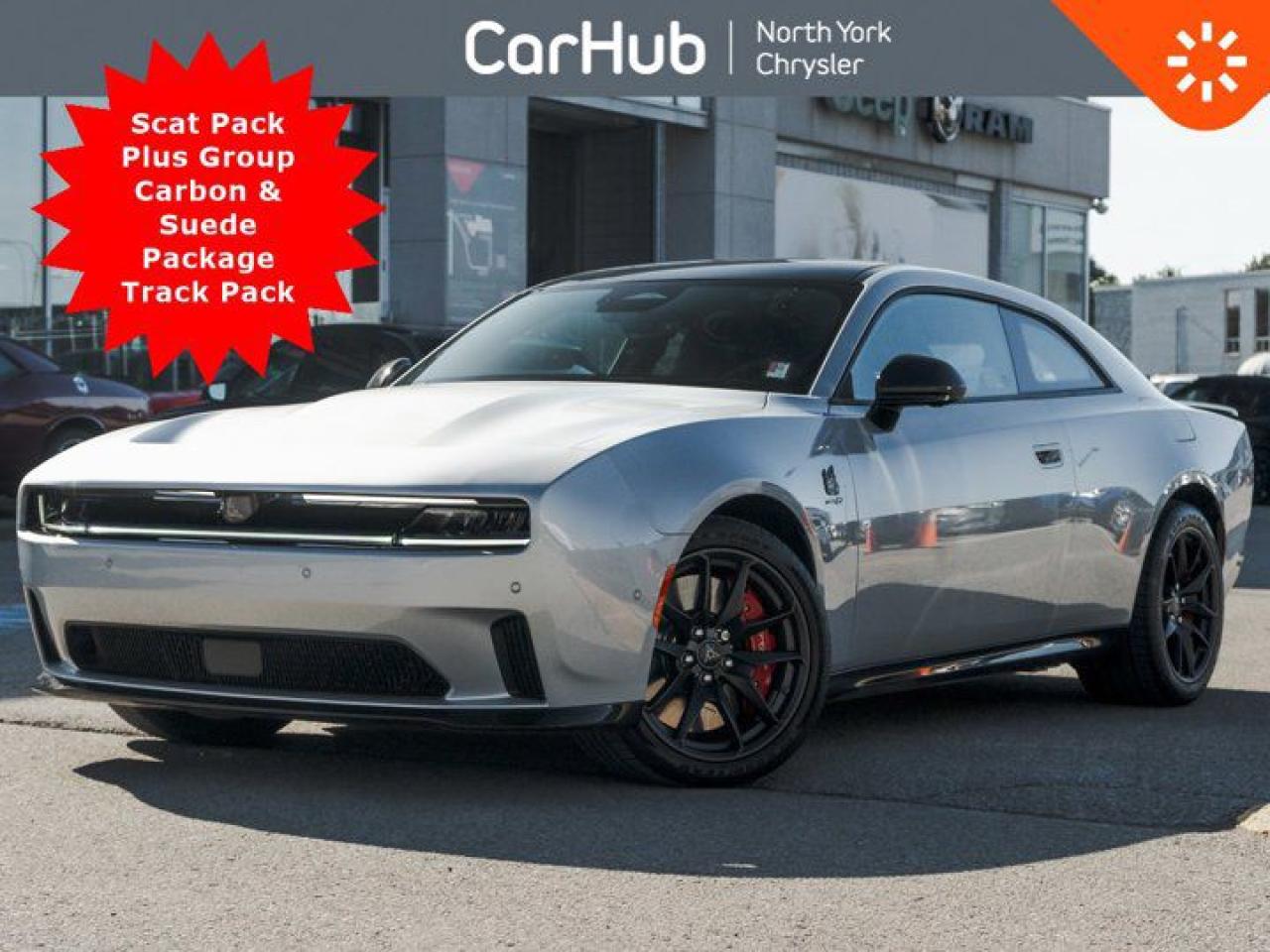 New 2024 Dodge Charger Daytona Scat Pack Plus Group Carbon & Suede Package Track Pack for sale in Thornhill, ON