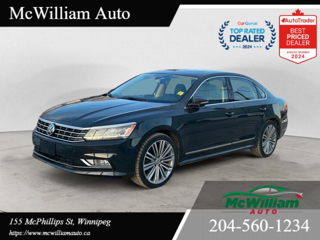 Used 2016 Volkswagen Passat SEL Premium |HTD LTHR SEATS|RMT STARTER|BACK UP CAM| for sale in Winnipeg, MB