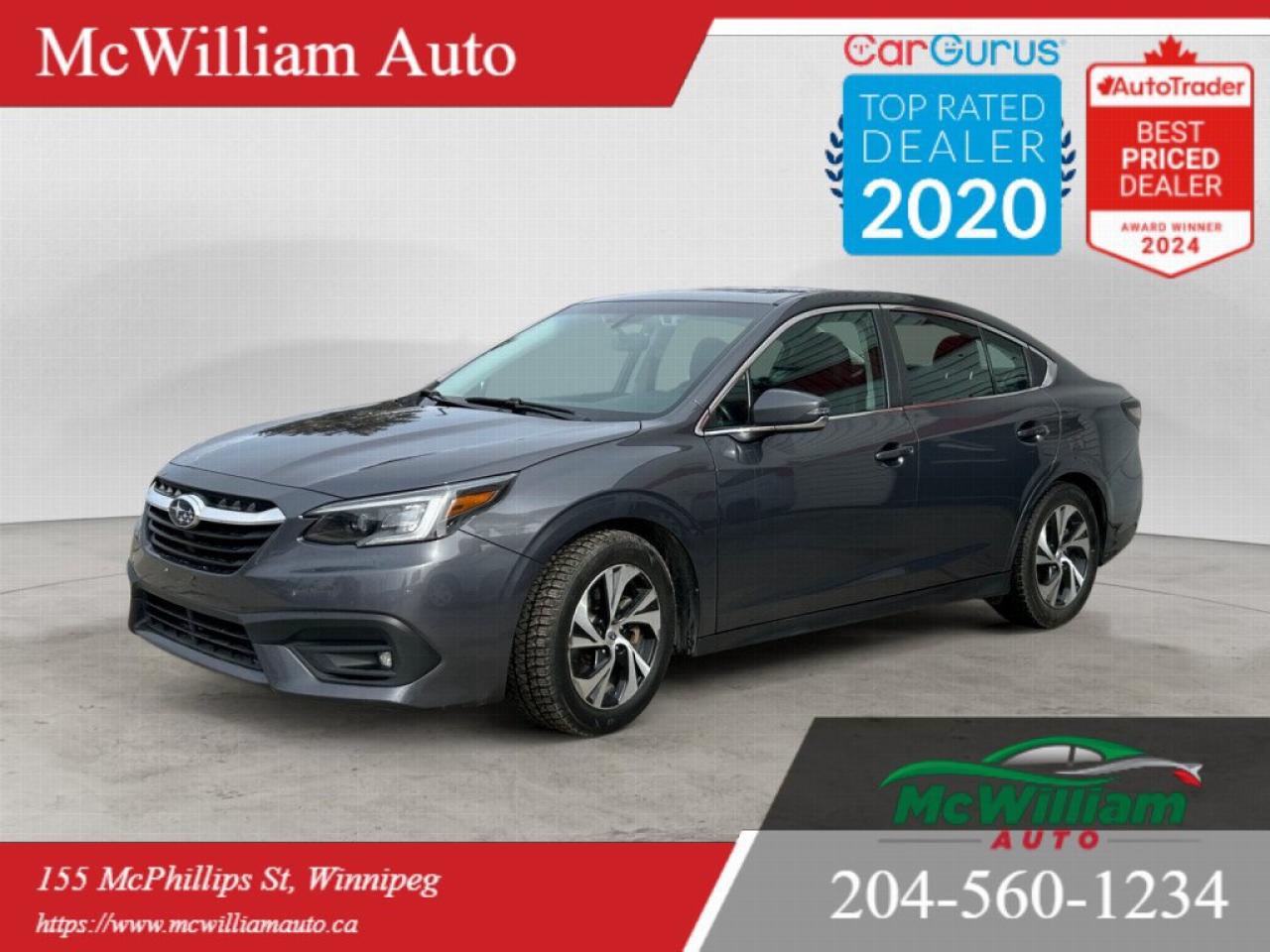 Used 2020 Subaru Legacy Touring |12' DISPLAY|HTD SEATS|SUN ROOF| for sale in Winnipeg, MB