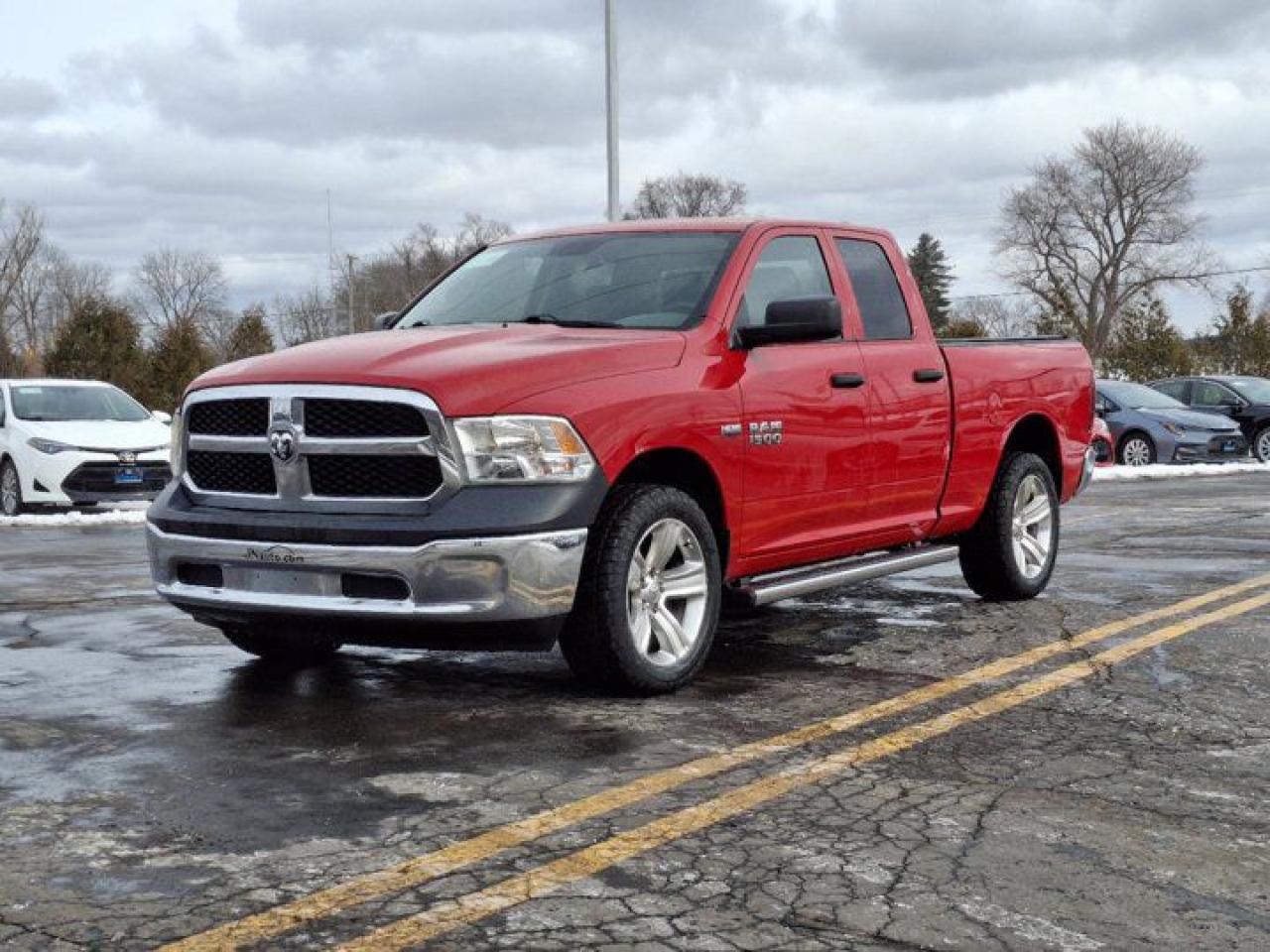 Look at this certified 2017 Ram 1500 SXT 4X4 | 5.7L Hemi | Class IV Hitch Receiver | Power Group | Side Steps | and more!. Its Automatic transmission and 5.7 L engine will keep you going. This Ram 1500 comes equipped with these options: Side Steps, Power Group, Class IV Hitch Receiver, Air Conditioning, Tilt Steering Wheel, Power Windows, Power Locks, Traction Control, and Power Mirrors. Test drive this vehicle at Mark Wilsons Better Used Cars, 5055 Whitelaw Road, Guelph, ON N1H 6J4.60+ years of World Class Service!450+ Live Market Priced VEHICLES! ONE MASSIVE LOCATION!Free Local Delivery Available!FINANCING! - Better than bank rates! 6 Months No Payments available on approved credit OAC. Zero Down Available. We have expert licensed credit specialists to secure the best possible rate for you and keep you on budget ! We are your financing broker, let us do all the leg work on your behalf! Click the RED Apply for Financing button to the right to get started or drop in today!BAD CREDIT APPROVED HERE! - You dont need perfect credit to get a vehicle loan at Mark Wilsons Better Used Cars! We have a dedicated licensed team of credit rebuilding experts on hand to help you get the car of your dreams!WE LOVE TRADE-INS! - Top dollar trade-in values!SELL us your car even if you dont buy ours! HISTORY: Free Carfax report included.Certification included! No shady fees for safety!EXTENDED WARRANTY: Available30 DAY WARRANTY INCLUDED: 30 Days, or 3,000 km (mechanical items only). No Claim Limit (abuse not covered)5 Day Exchange Privilege! *(Some conditions apply)CASH PRICES SHOWN: Excluding HST and Licensing Fees.2019 - 2024 vehicles may be daily rentals. Please inquire with your Salesperson.