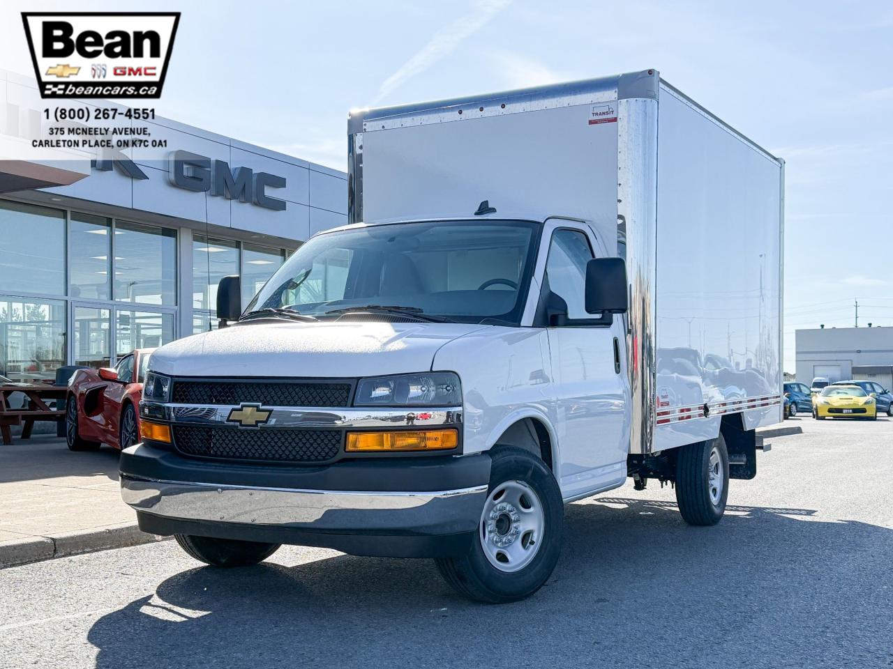 New 2025 Chevrolet Express Cutaway Work Van 4.3L V6 WITH REMOTE ENTRY, POWER DRIVER'S SEAT, CLOTH SEATS, AIR CONDITIONING, CRUISE CONTROL, MP3 PLAYER, BLUETOOTH for sale in Carleton Place, ON
