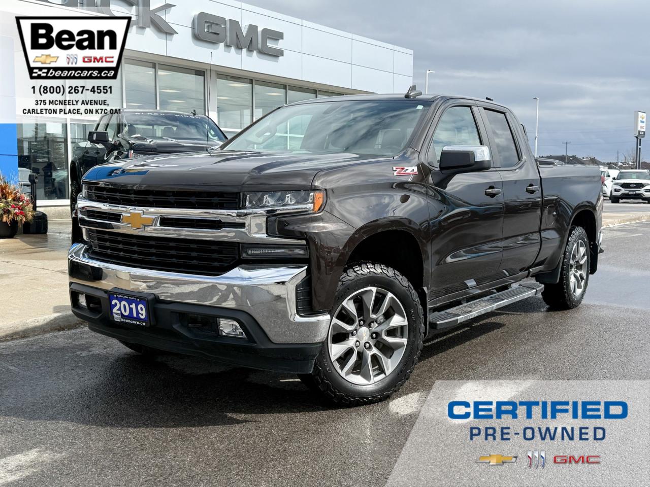 Used 2019 Chevrolet Silverado 1500 5.3L V8 DOUBLE CAB Z71 4X4, ONE OWNER TRADE WITH CLEAN CARFAX, HEATED LEATHER SEATS, HEATED LEATHER WRAPPED STEERING WHEEL, TRAILERING PACKAGE WITH TRAILER BRAKE CONTROLLER, 18