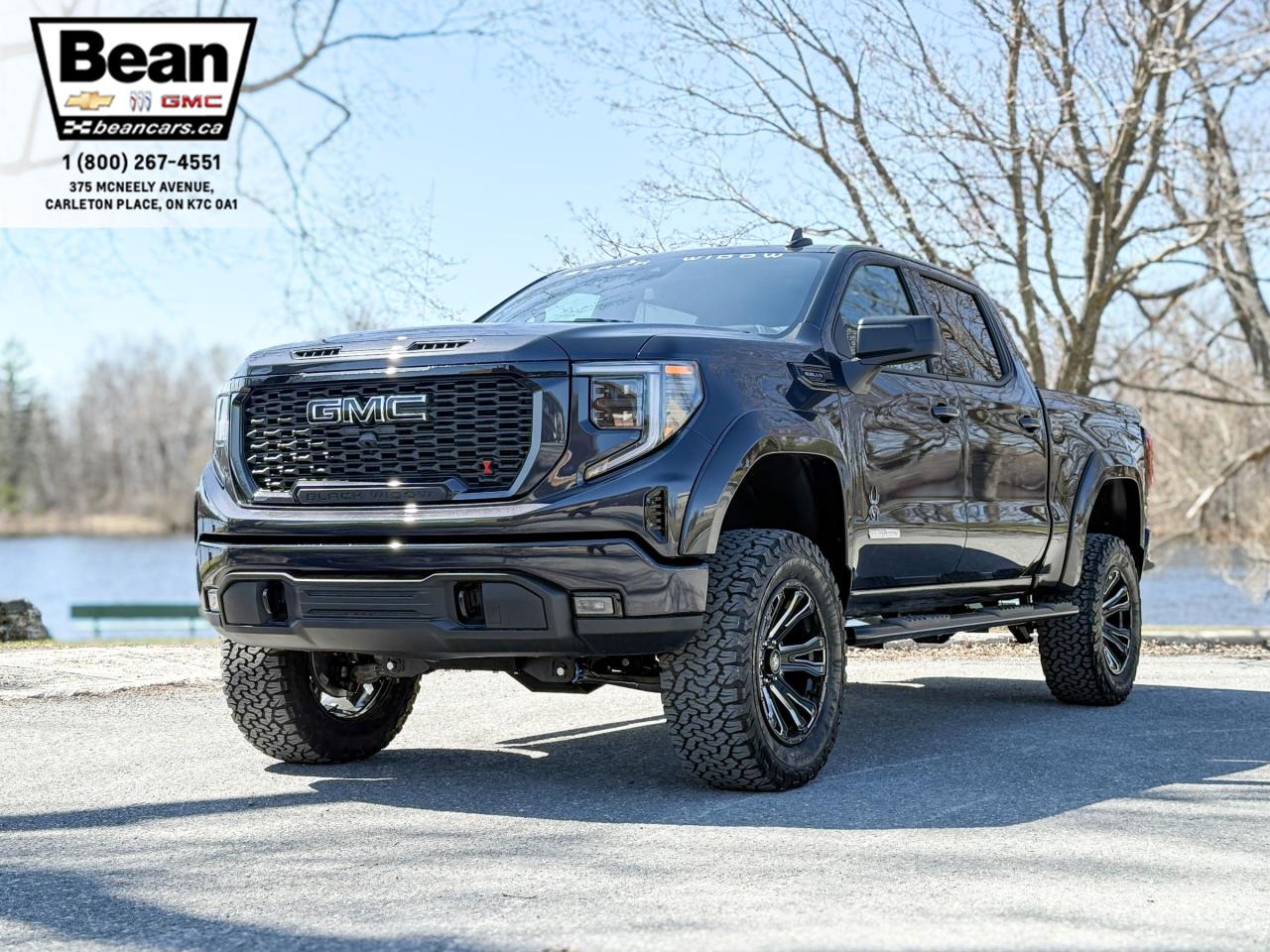 New 2025 GMC Sierra 1500 Elevation BLACK WIDOW PACKAGE - 5.3L V8 WITH REMOTE START/ENTRY, HEATED SEATS, HEATED STEERING WHEEL, HITCH GUIDANCE WITH HITCH VIEW, HD REAR VISION CAMERA for sale in Carleton Place, ON